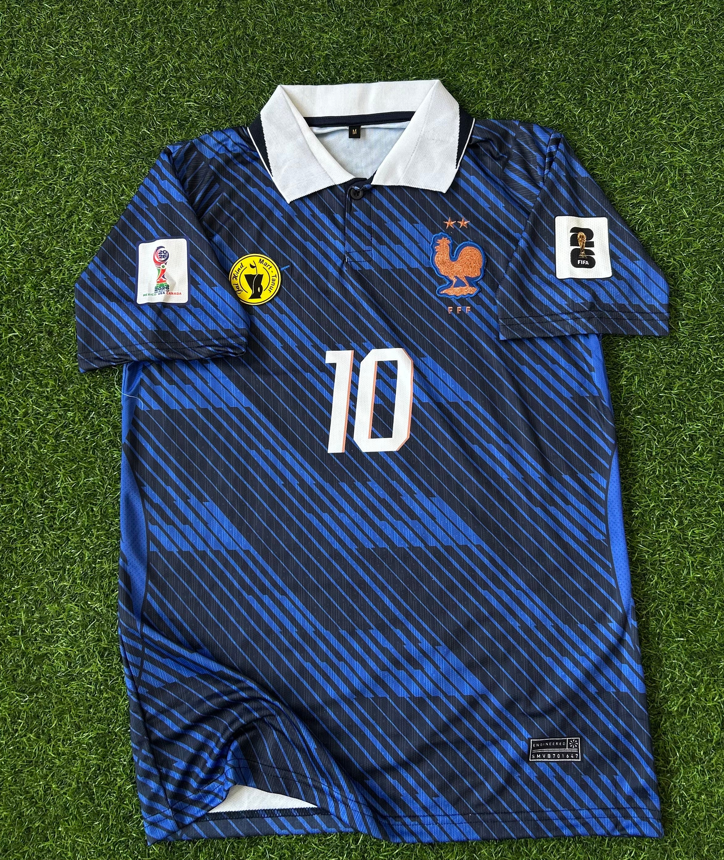 FRANCE 2026 WORLD CUP HOME KIT, HALF SLEEVE EMBROIDERY – JAIHIND