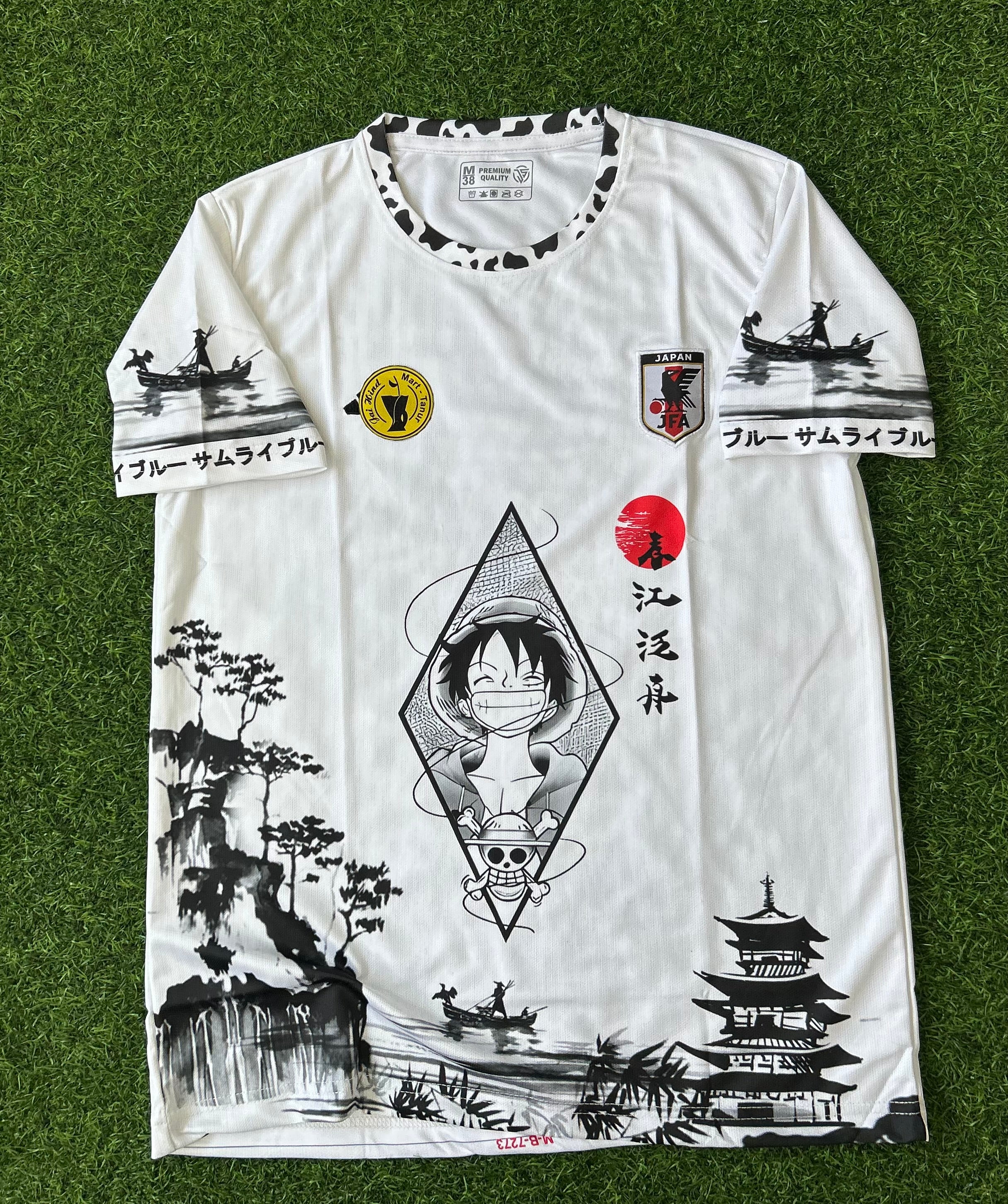 JAPAN x ONE PIECE SPECIAL EDITION JERSEY, HALF SLEEVE EMBROIDERY