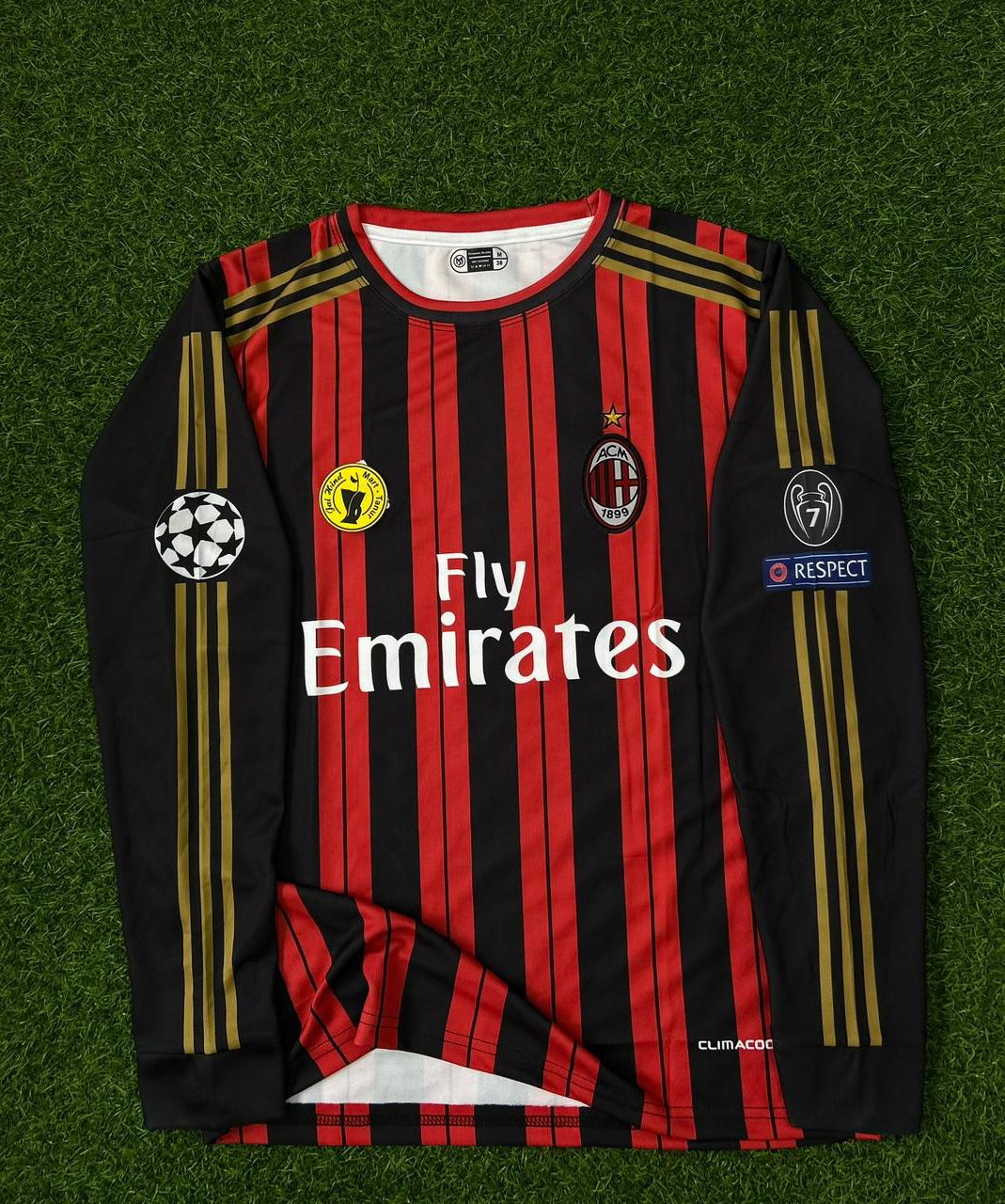 AC MILAN 2013-14 SEASON HOME KIT. FULLSLEEVE EMBROIDERY – JAIHIND