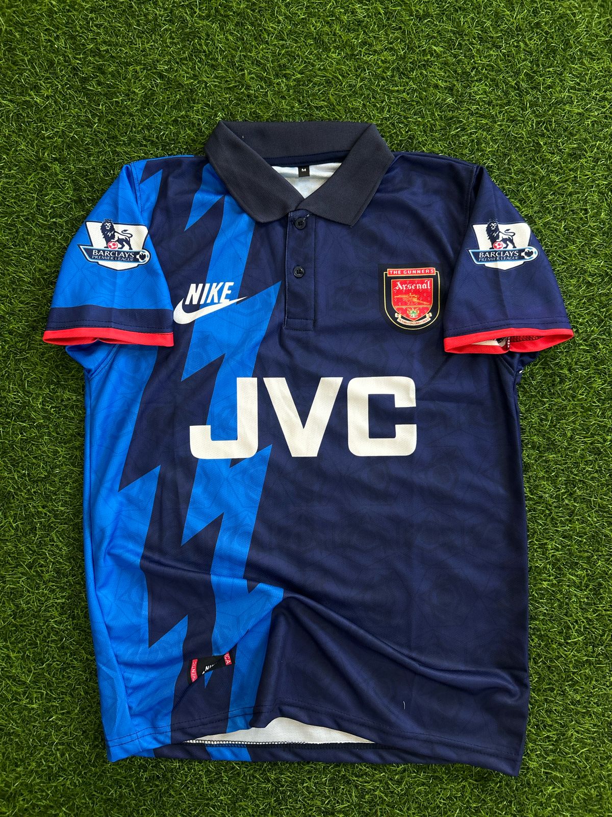 ARSENAL 1995-96 AWAY KIT, HALFSLEEVE POLO SUBLIMATION – JAIHIND SPORTS