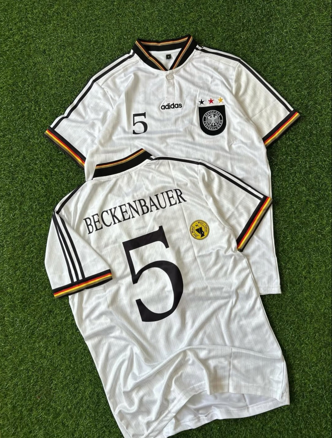 GERMANY 1996 EURO HOME KIT, HALFSLEEVE EMBROIDERY – JAIHIND SPORTS