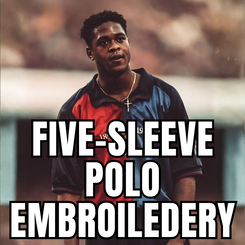 POLO FIVESLEEVE EMBROILEDERY