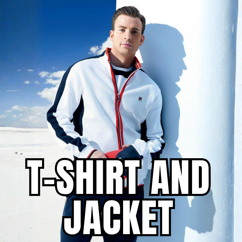 T SHIRT AND JACKET
