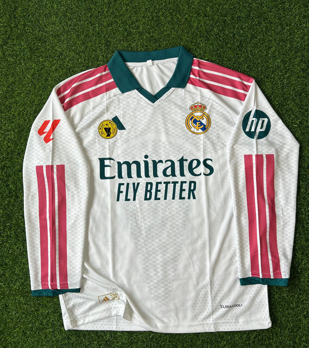 REAL MADRID 2026-27 SEASON HOME JERSEY, OVERSIZED FULL SLEEVE POLO