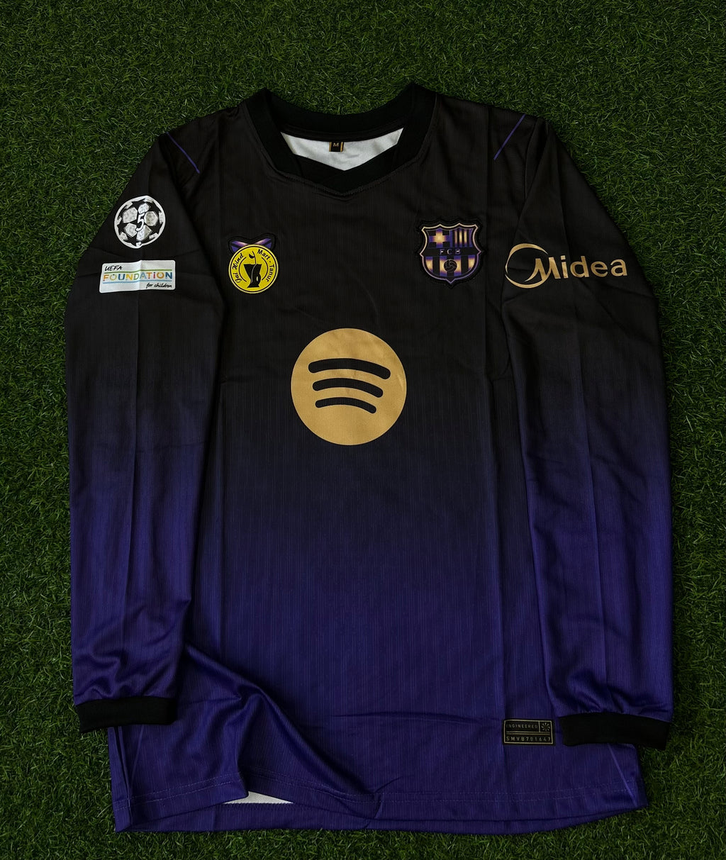 BARCELONA 2026-27 SEASON AWAY JERSEY, FULL SLEEVE  EMBROIDERY