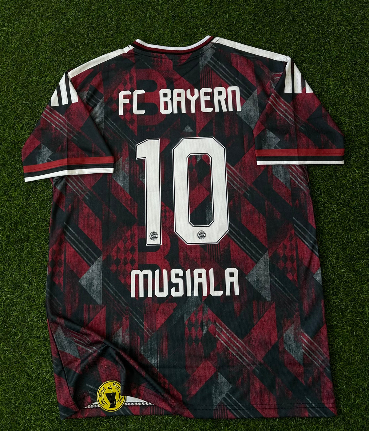 BAYERN MUNICH x BALENCIAGA SPECIAL EDITION JERSEY, HALF SLEEVE EMBROIDERY