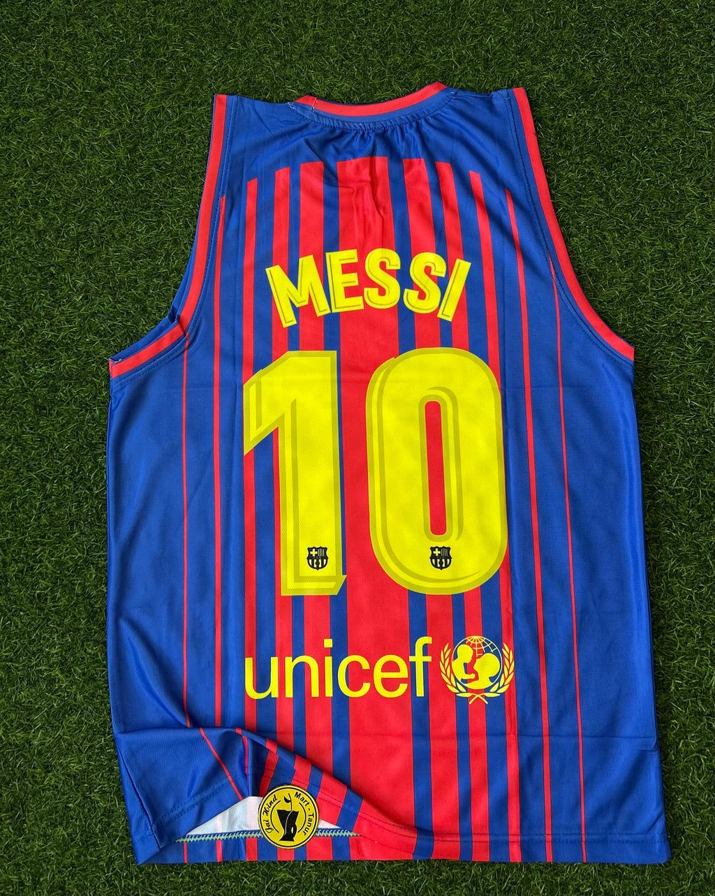 BARCELONA 2017-18 HOME JERSEY, SLEEVELESS SUBLIMATION
