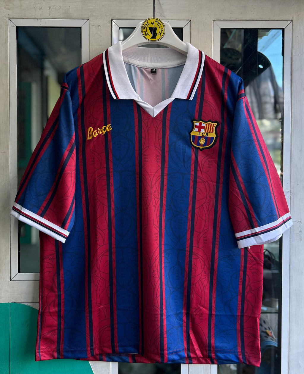 BARCELONA 125TH ANNIVERSARY KIT, FIVE SLEEVE POLO  EMBROIDERY