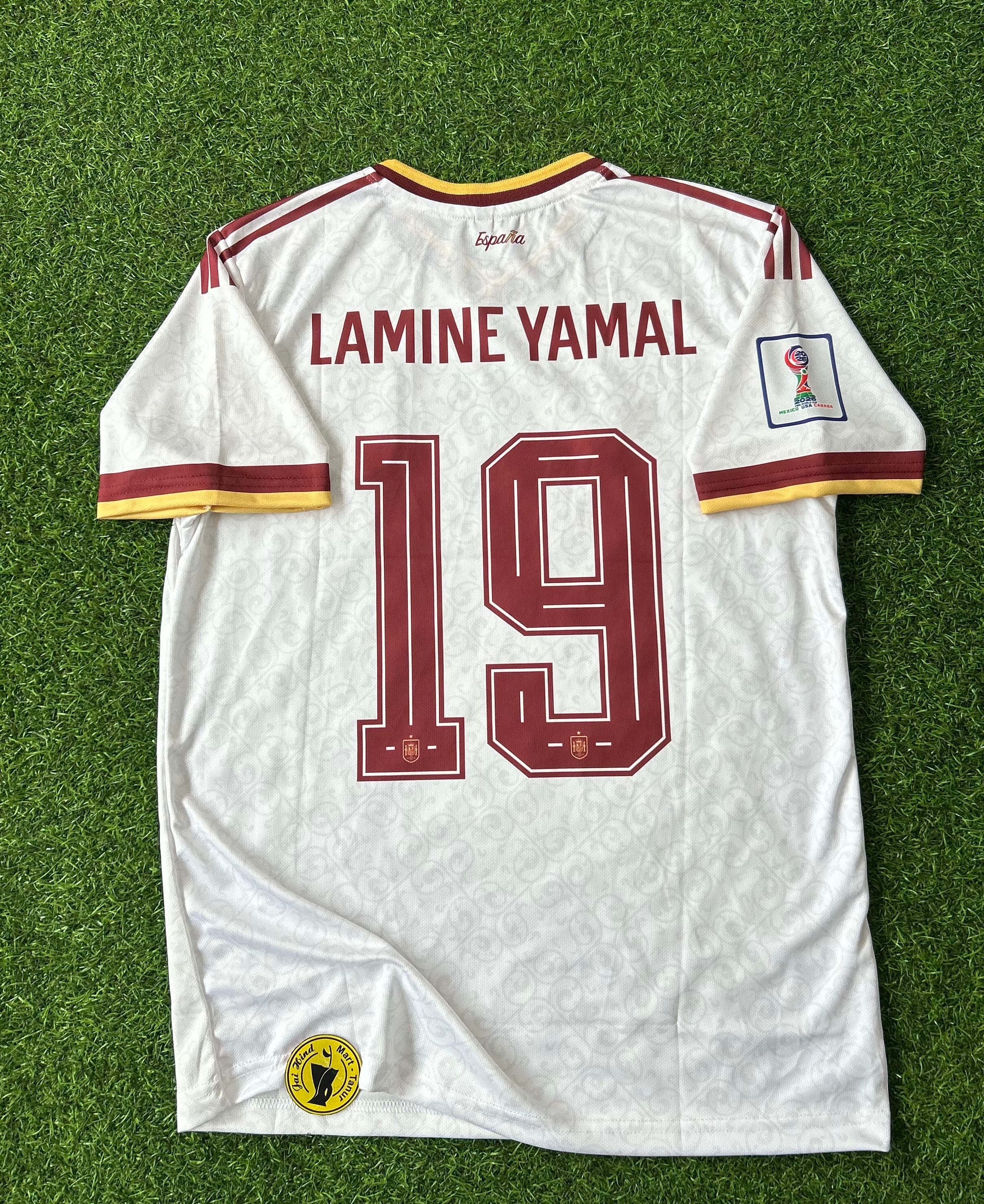 SPAIN 2026 WORLD CUP AWAY KIT, HALF SLEEVE   EMBRODERY