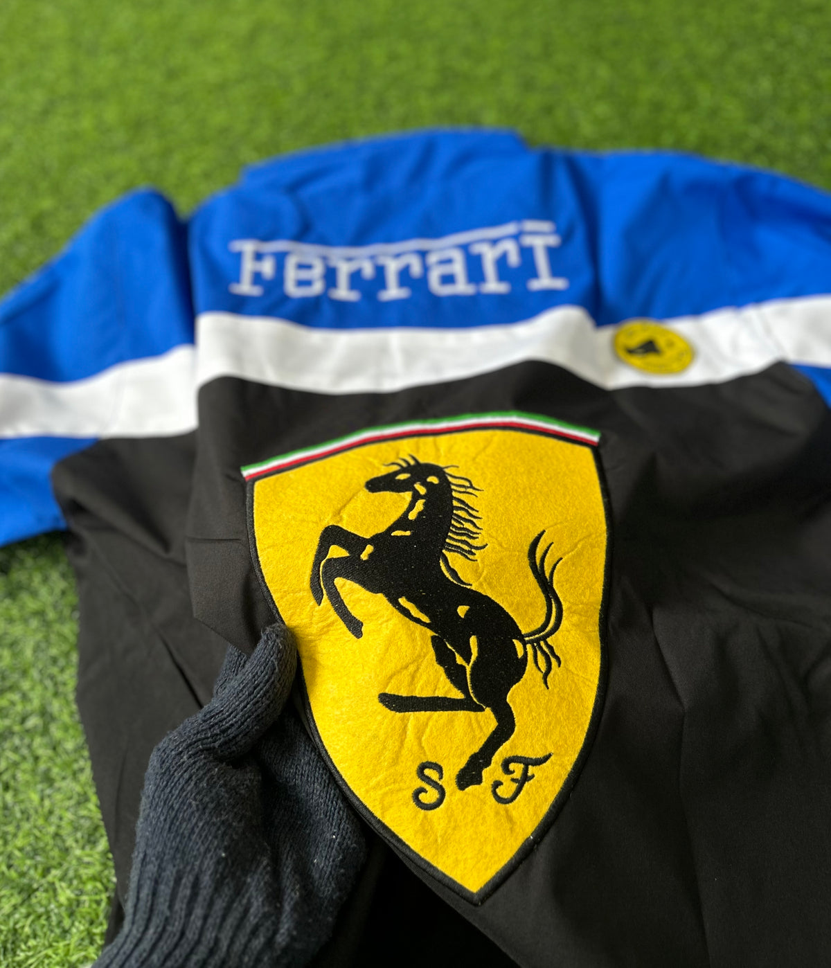 IMPORTED ZIPPER JACKET, FERRARI EDITION, FULL LOGO EMBROIDERY
