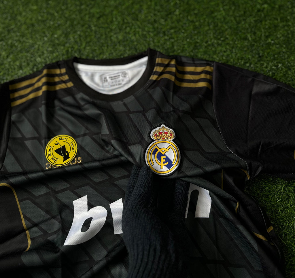 REAL MADRID 2011-12 AWAY KIT, HALF SLEEVE EMBROIDERY