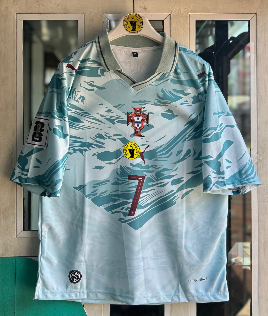 PORTUGAL 2026 WORLD CUP AWAY KIT, POLO FIVE SLEEVE SUBLIMATION