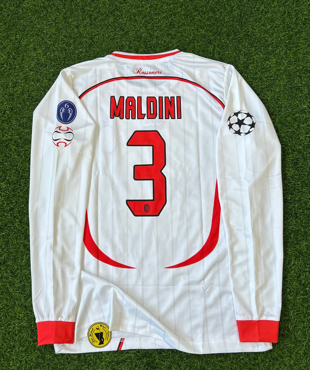 AC MILAN 2006-07 AWAY KIT, FULL SLEEVE EMBROIDERY