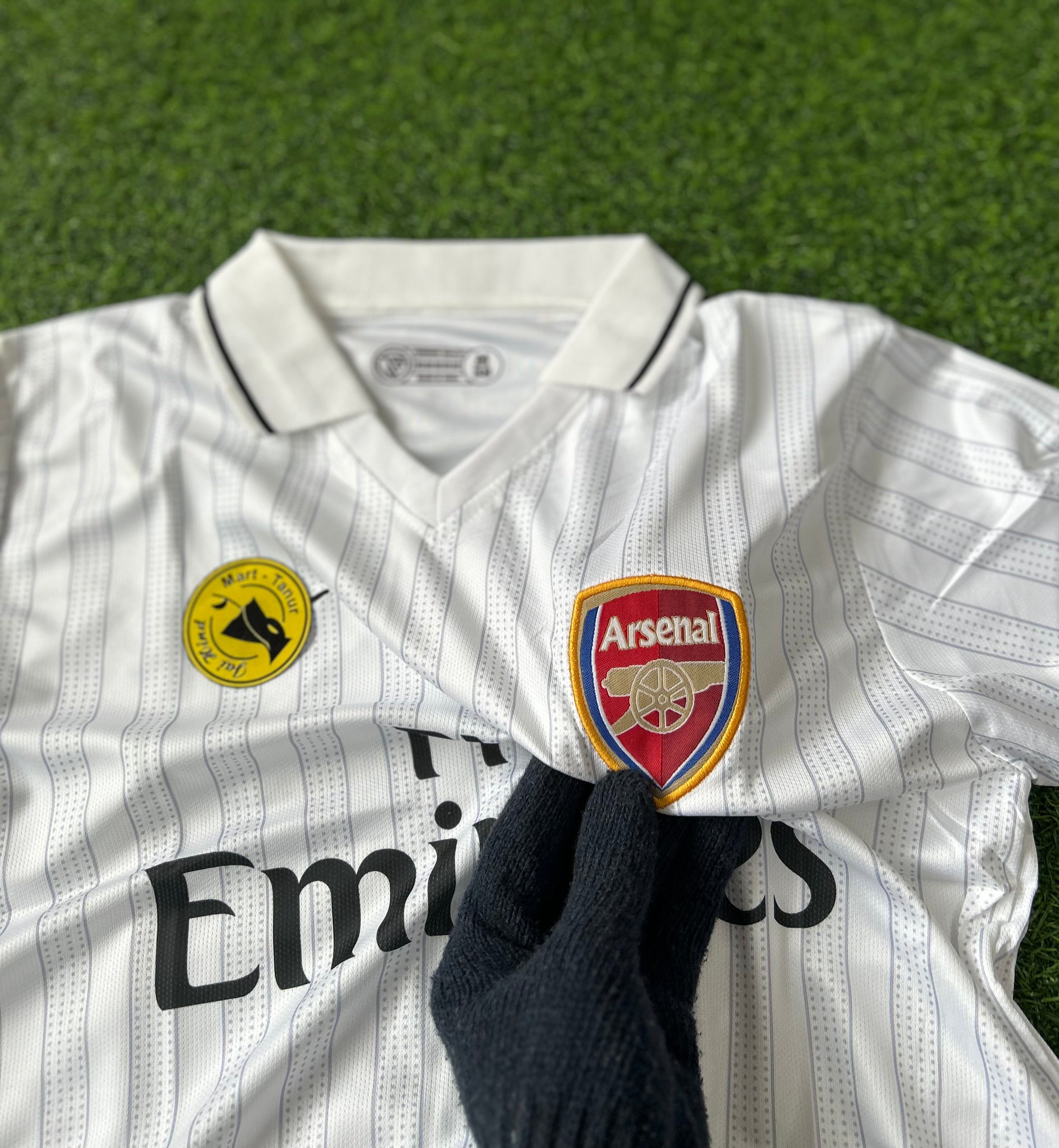 ARSENAL 2009-10 THIRD KIT , HALF SLEEVE POLO EMBROIDERY – JAIHIND