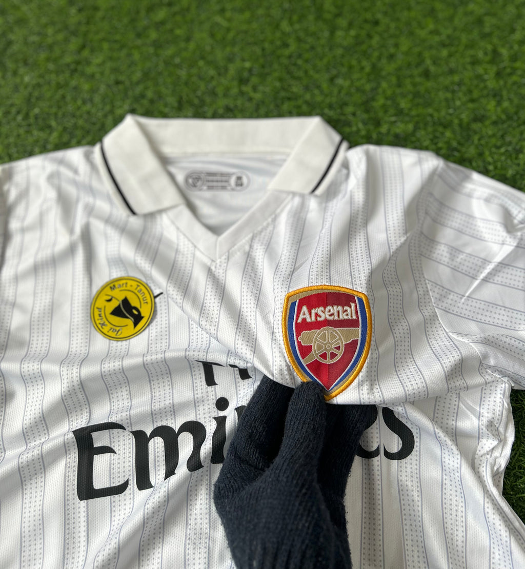 ARSENAL 2009-10 THIRD KIT , HALF SLEEVE POLO  EMBROIDERY