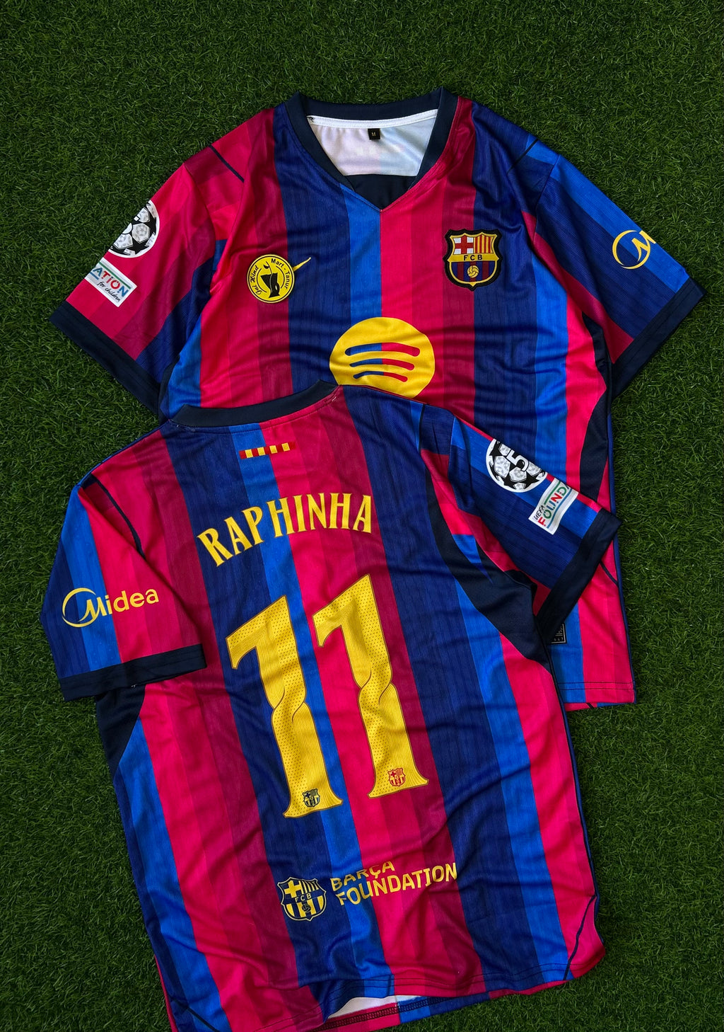 BARCELONA 2026-27 SEASON HOME JERSEY, HALF SLEEVE EMBROIDERY