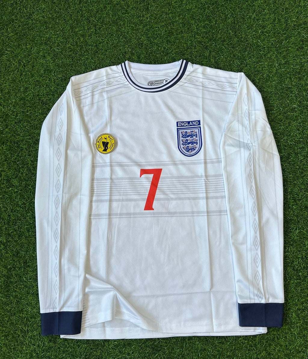 ENGLAND 2000 HOME KIT, FULL SLEEVE EMBROIDERY