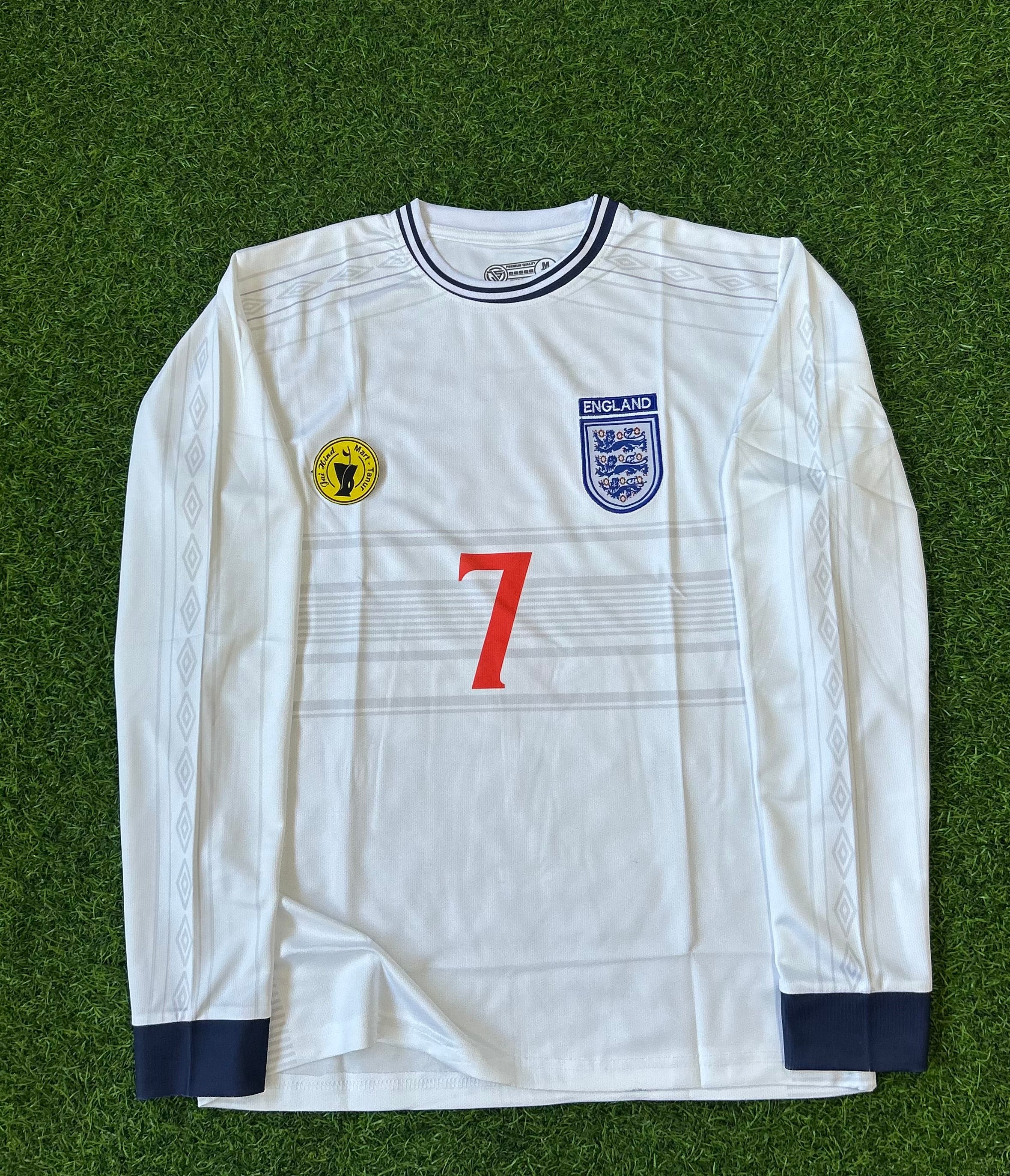 ENGLAND 2000 HOME KIT, FULL SLEEVE EMBROIDERY