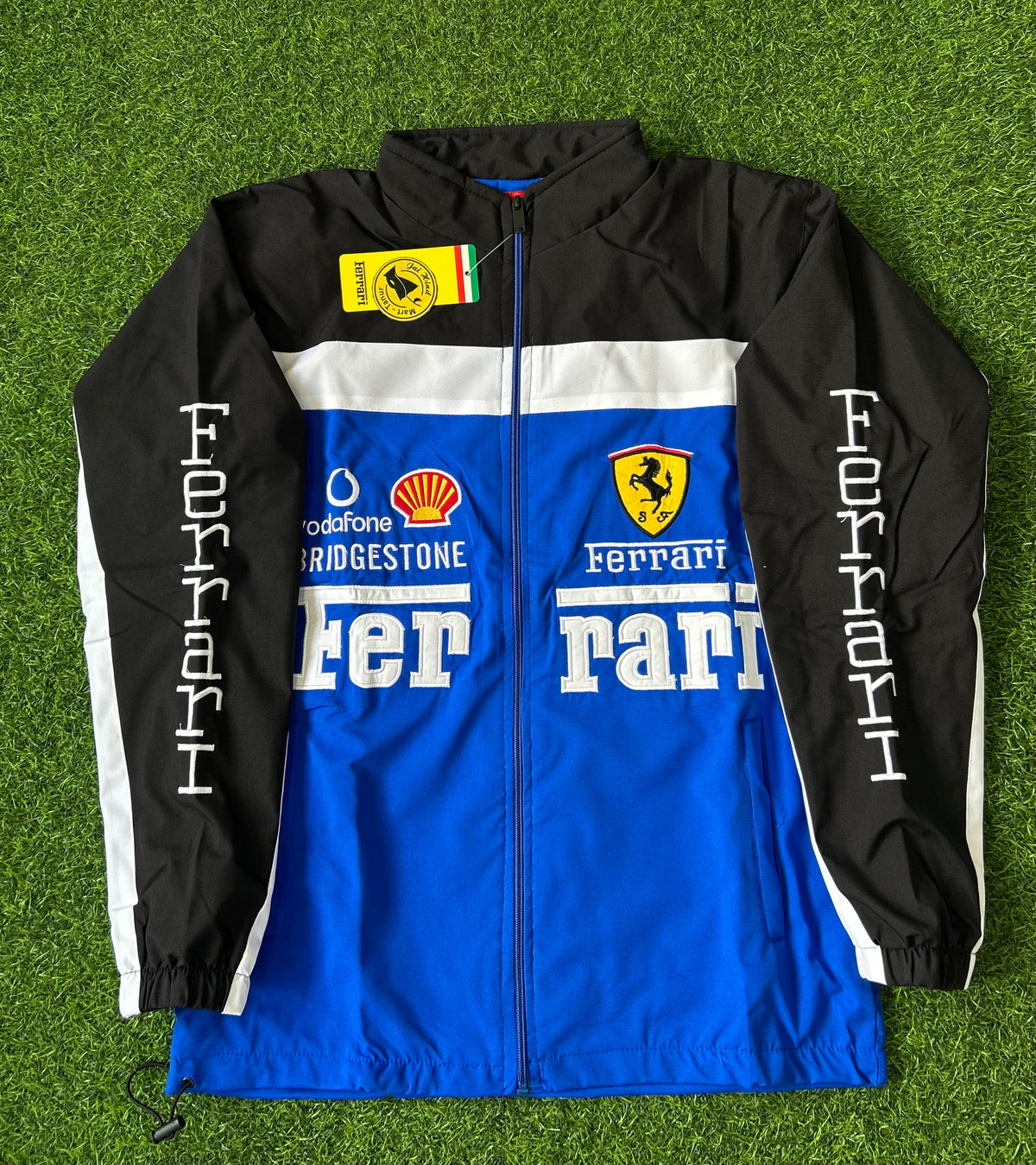 IMPORTED ZIPPER JACKET, FERRARI EDITION, FULL LOGO EMBROIDERY