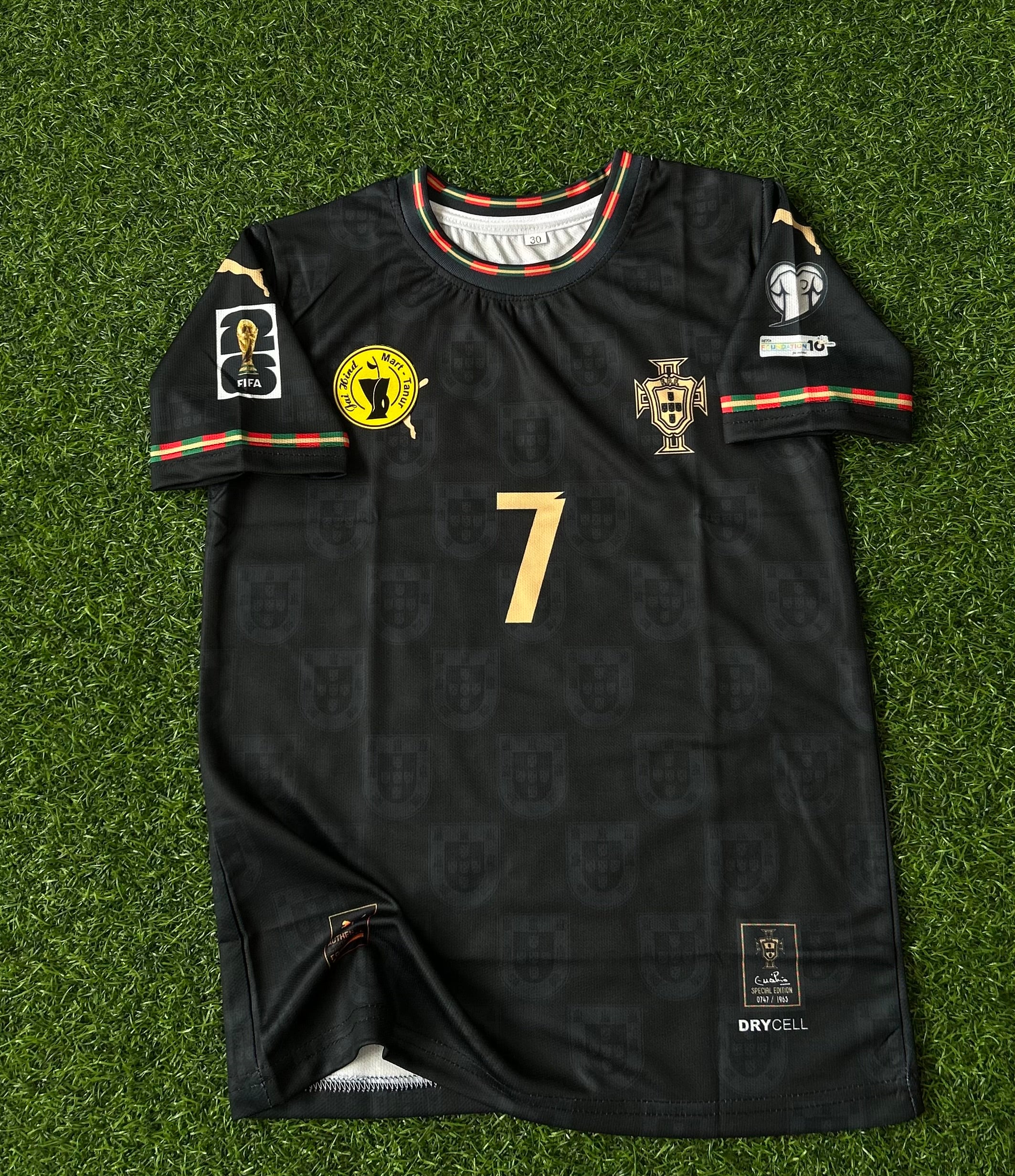 PORTUGAL 2026 SPECIAL KIT, HALF SLEEVE SUBLIMATION (KID SIZE)