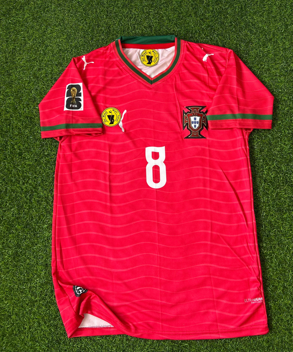 PORTUGAL 2026 WORLD CUP HOME KIT, HALF SLEEVE  EMBROIDERY
