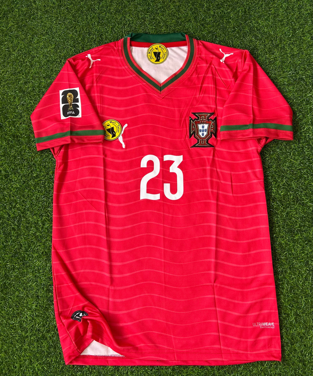 PORTUGAL 2026 WORLD CUP HOME KIT, HALF SLEEVE  EMBROIDERY