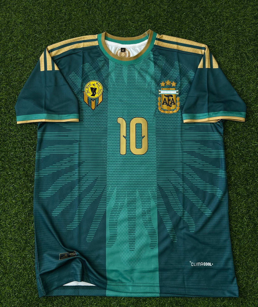 ARGENTINA 2026 MESSI ‘ FAREWELL’ GREEN JERSEY, HALF SLEEVE EMBROIDERY