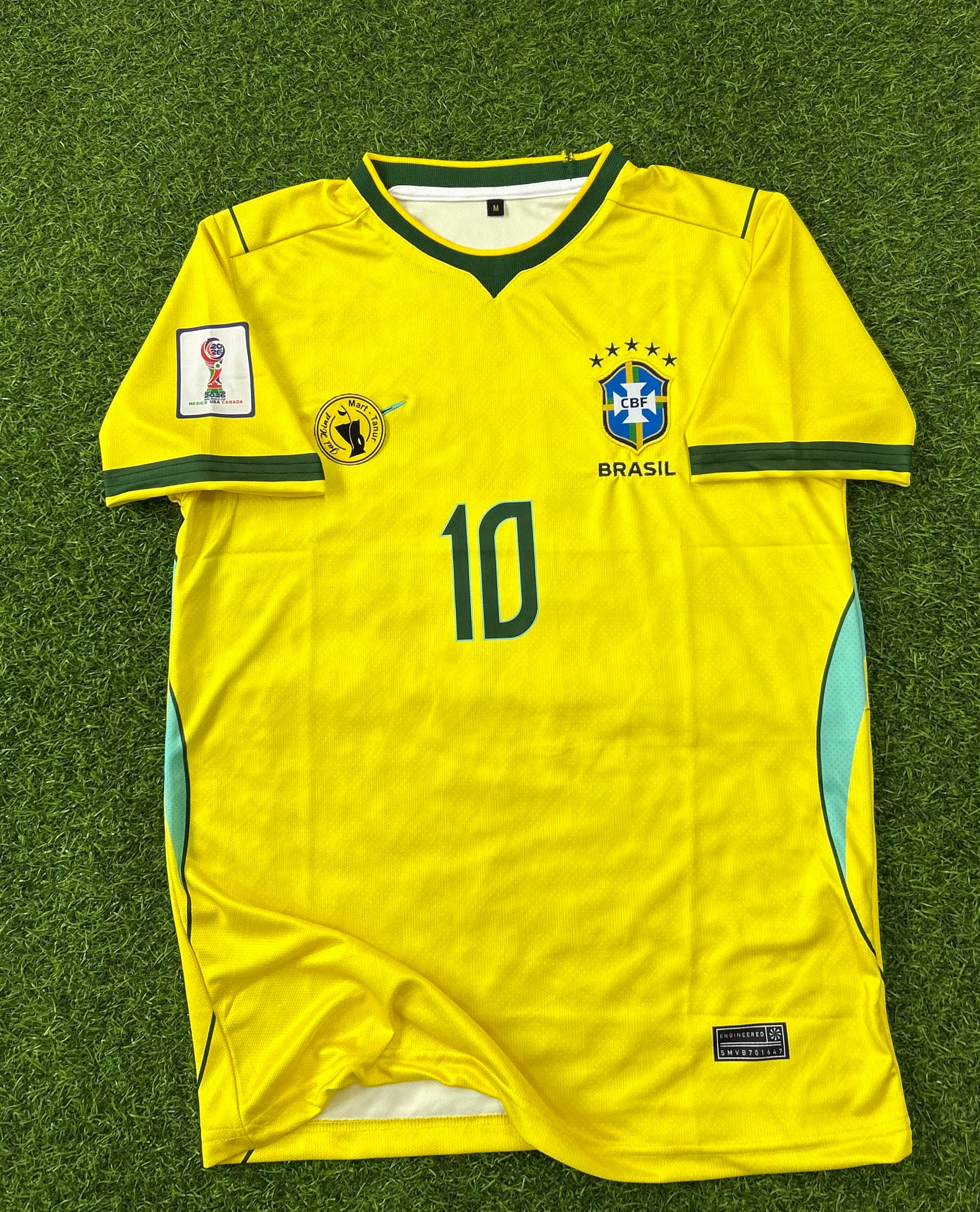 BRAZIL 2026 WORLD CUP HOME KIT, HALF SLEEVE EMBRODERY