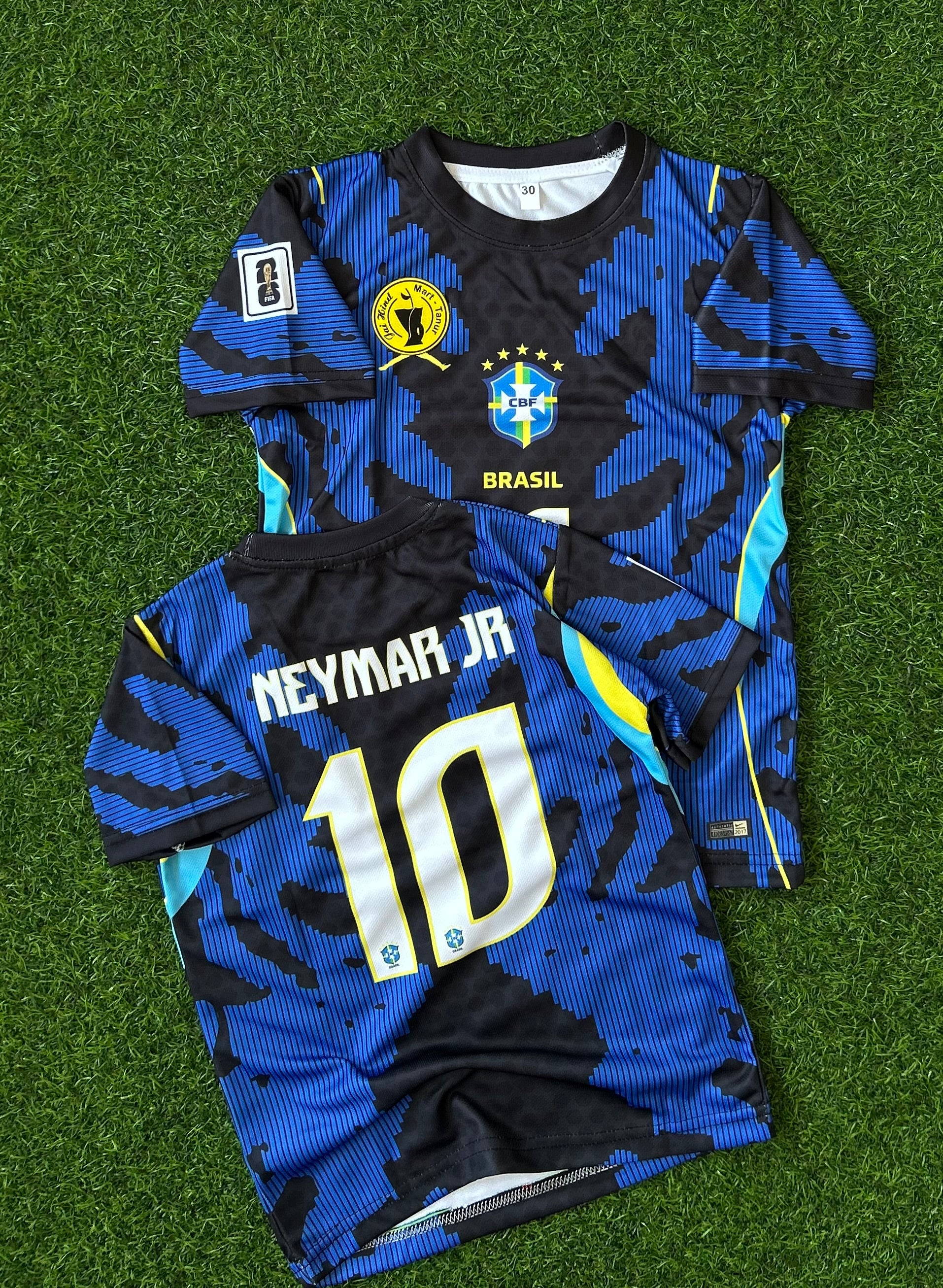 BRAZIL 2026 WORLD CUP AWAY KIT, HALF SLEEVE  SUBLIMATION (KID SIZE)