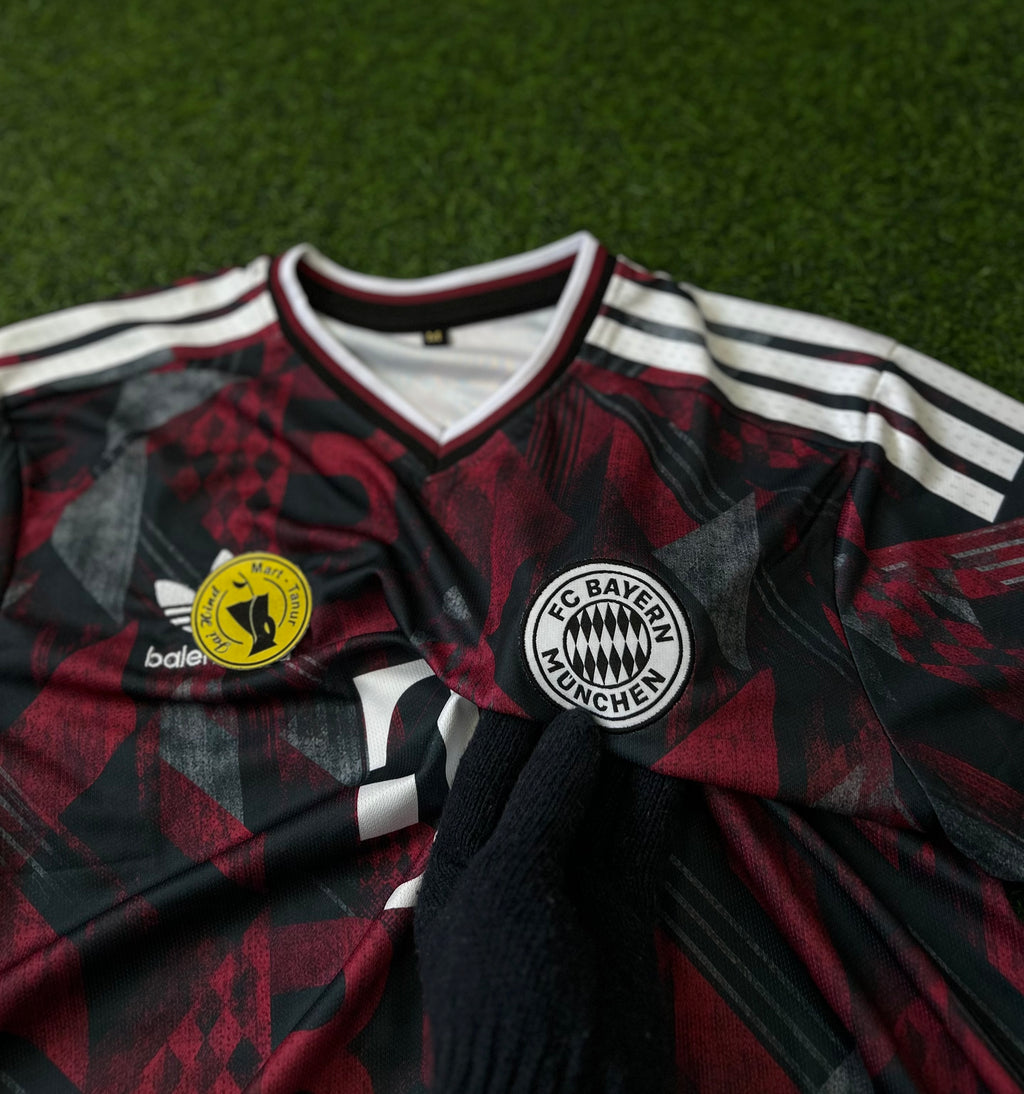 BAYERN MUNICH x BALENCIAGA SPECIAL EDITION JERSEY, HALF SLEEVE EMBROIDERY