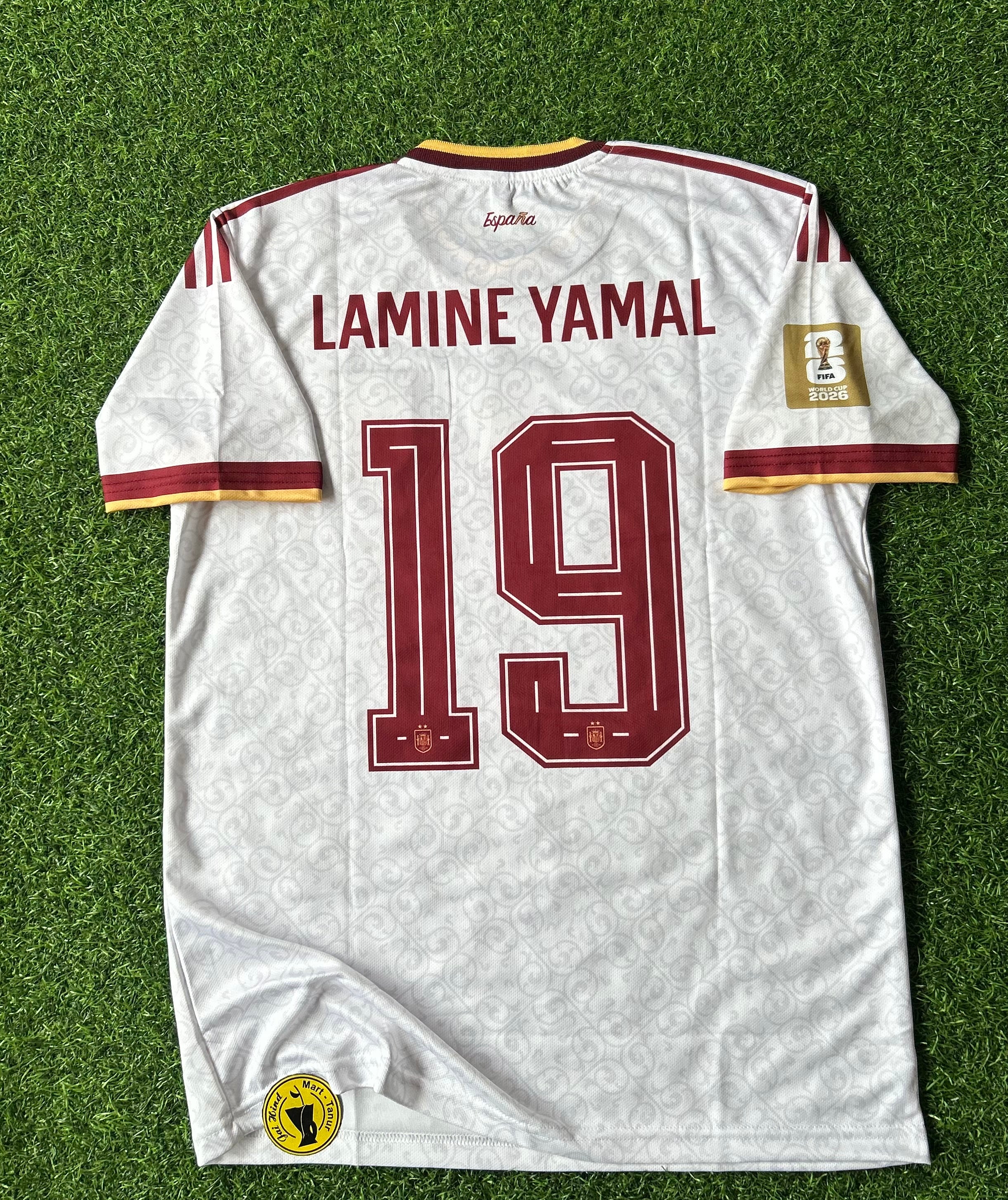 SPAIN 2026 AWAY JERSEY, HALF SLEEVE EMBROIDERY
