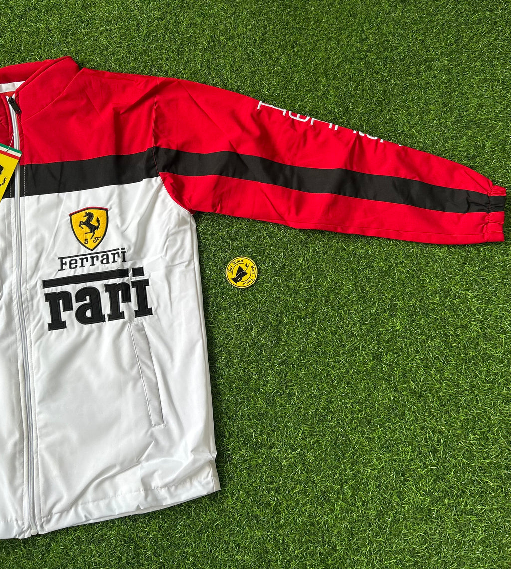 IMPORTED ZIPPER JACKET, FERRARI EDITION, FULL LOGO EMBROIDERY