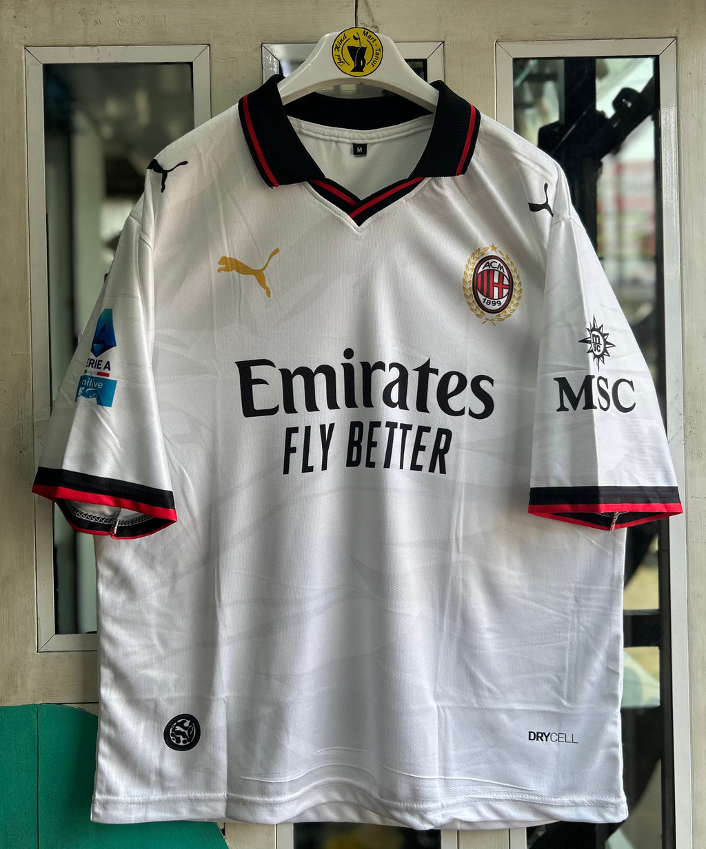 AC MILAN 2026-27 SEASON AWAY JERSEY, FIVE SLEEVE POLO  SUBLIMATION