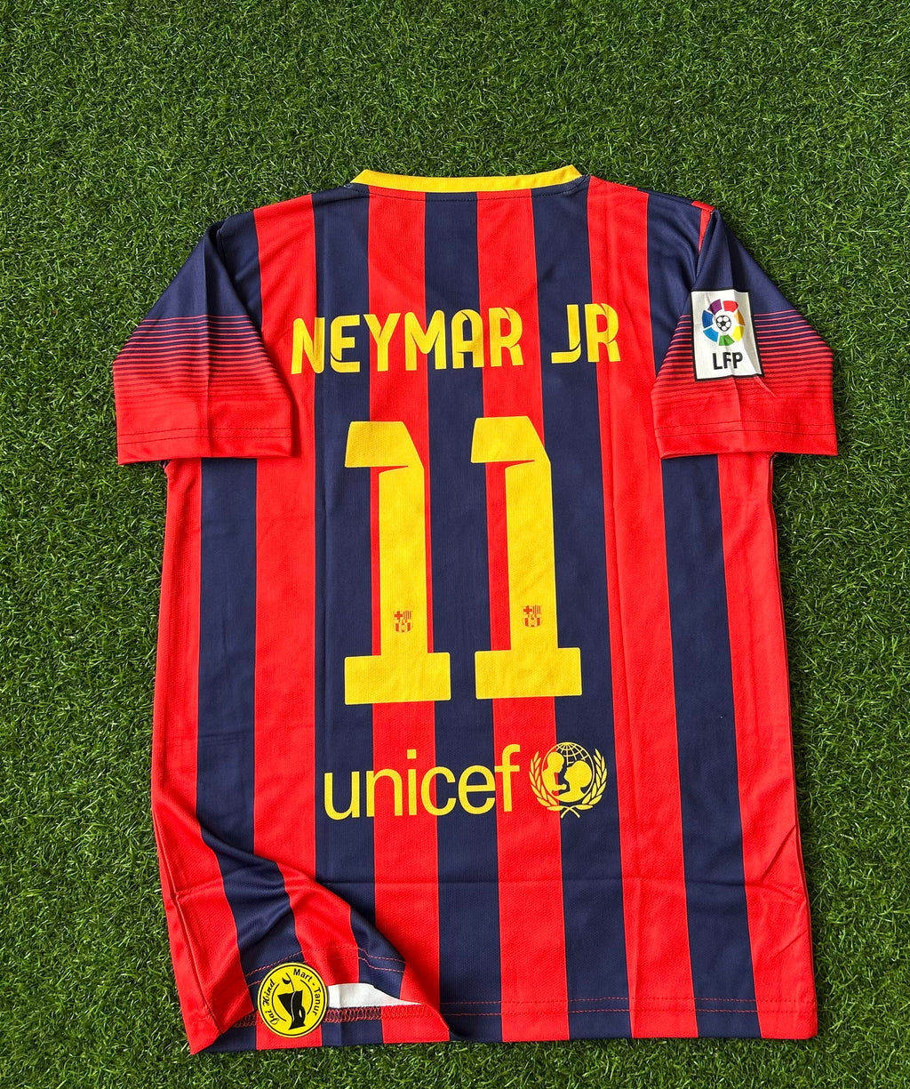 BARCELONA 2013-14 HOME KIT, HALF SLEEVE EMBROIDERY