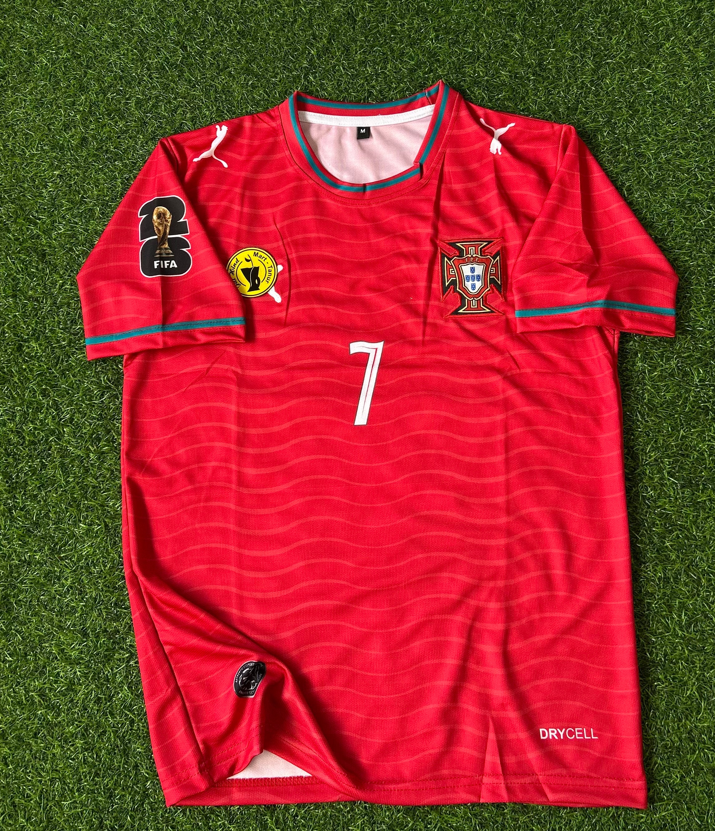 PORTUGAL 2026 WORLD CUP HOME KIT, HALF SLEEVE  EMBROIDERY