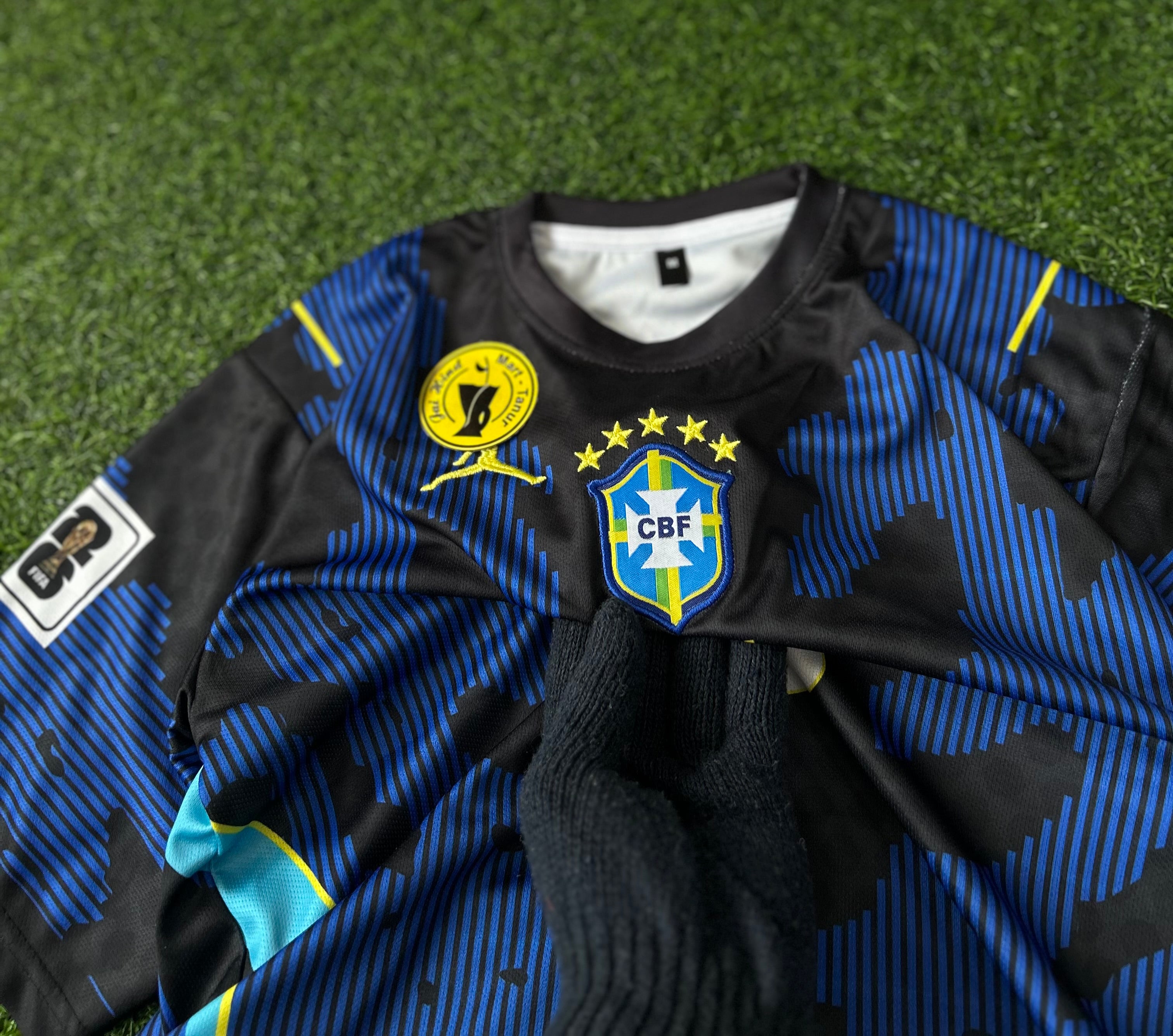 BRAZIL 2026 WORLD CUP AWAY KIT, HALF SLEEVE EMBROIDERY