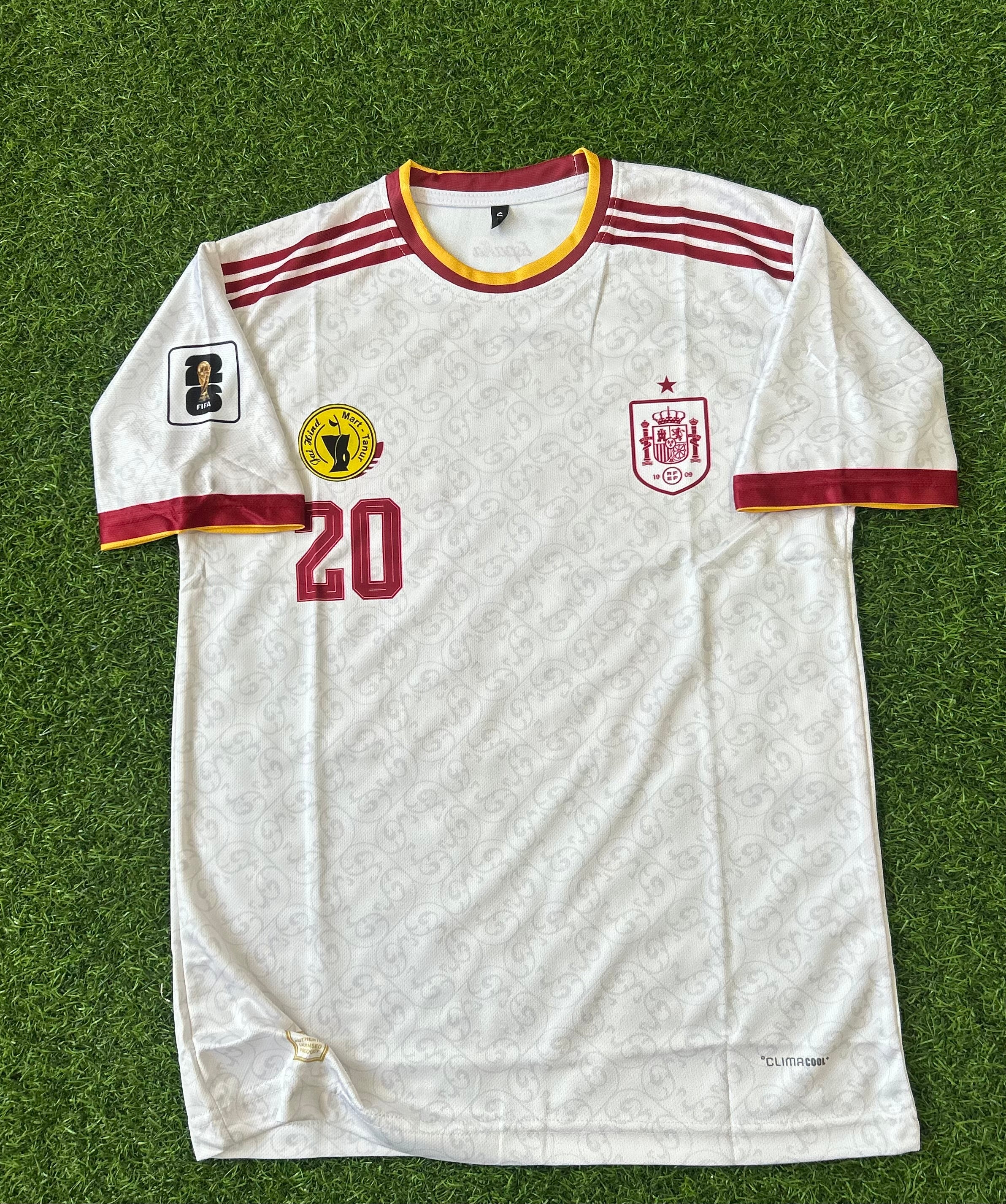 SPAIN 2026 WORLD CUP AWAY KIT, HALF SLEEVE SUBLIMATION