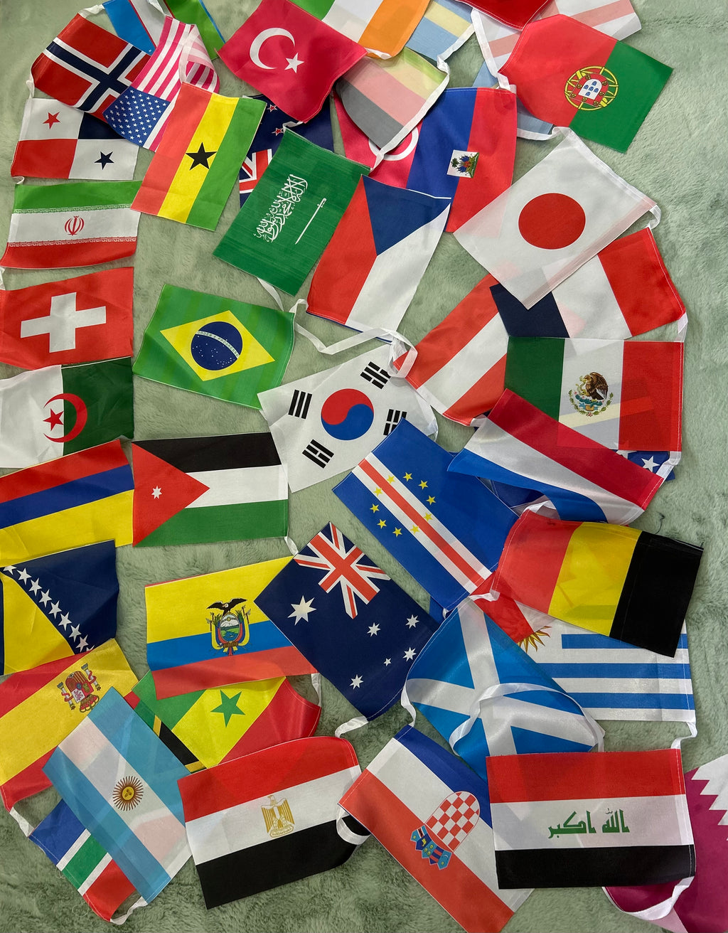 2026 WORLD CUP NATIONAL CHAIN FLAG (48 COUNTRIES)