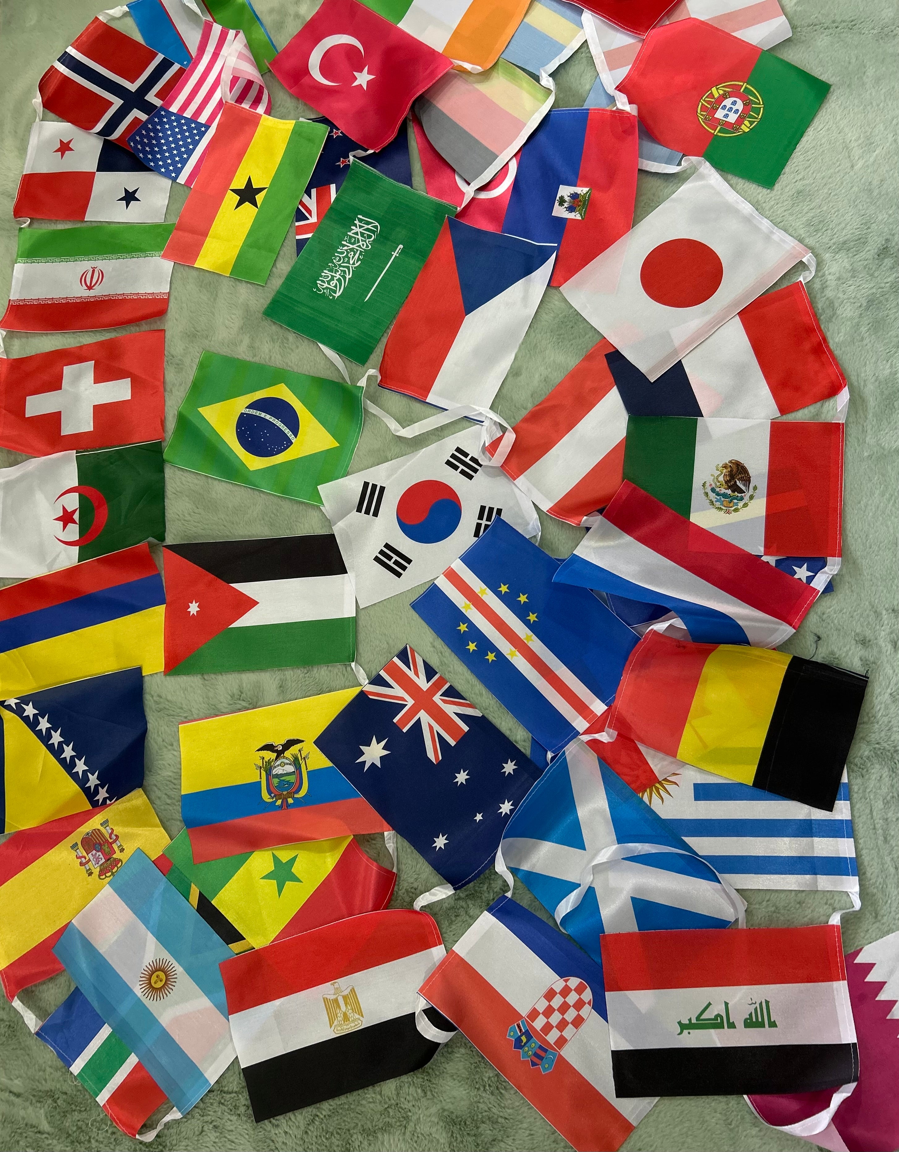 2026 WORLD CUP NATIONAL CHAIN FLAG (48 COUNTRIES)