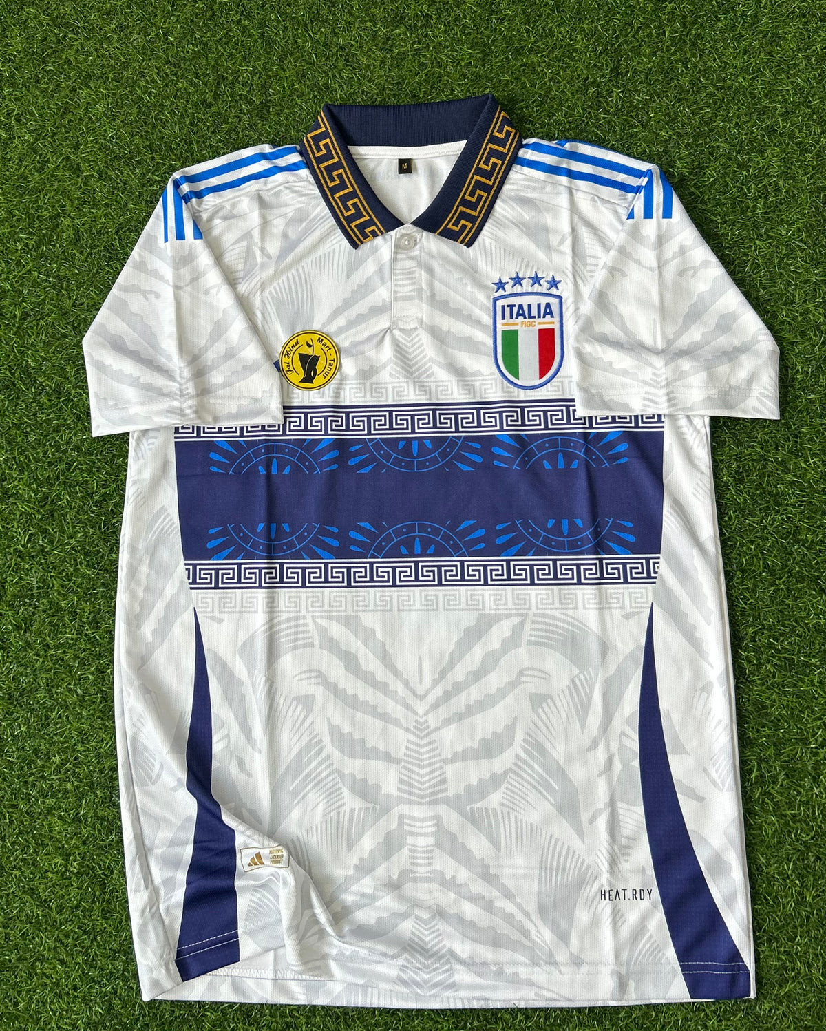 ITALY x GUCCI SPECIAL EDITION JERSEY, HALF SLEEVE POLO EMBROIDERY