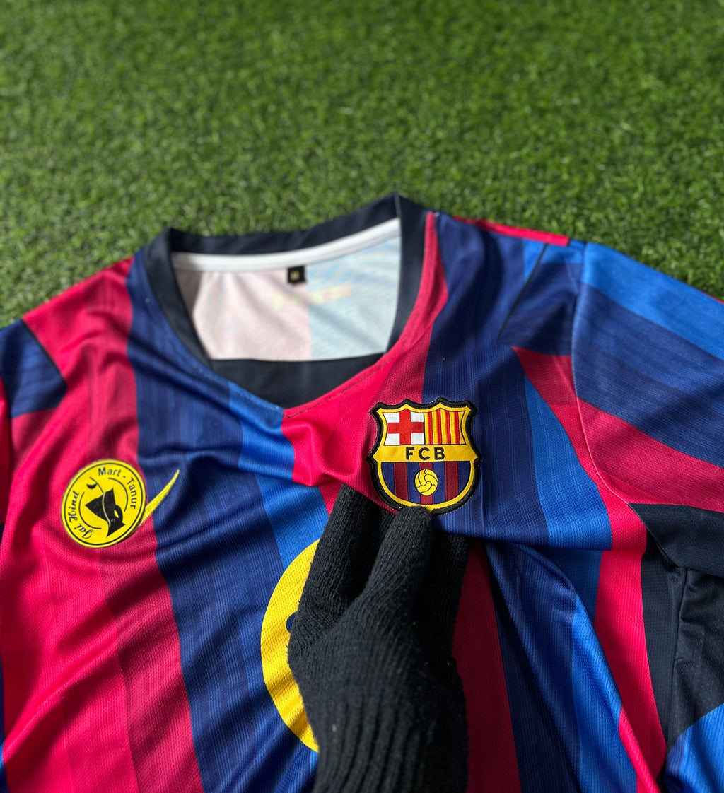 BARCELONA 2026-27 SEASON HOME JERSEY, HALF SLEEVE EMBROIDERY