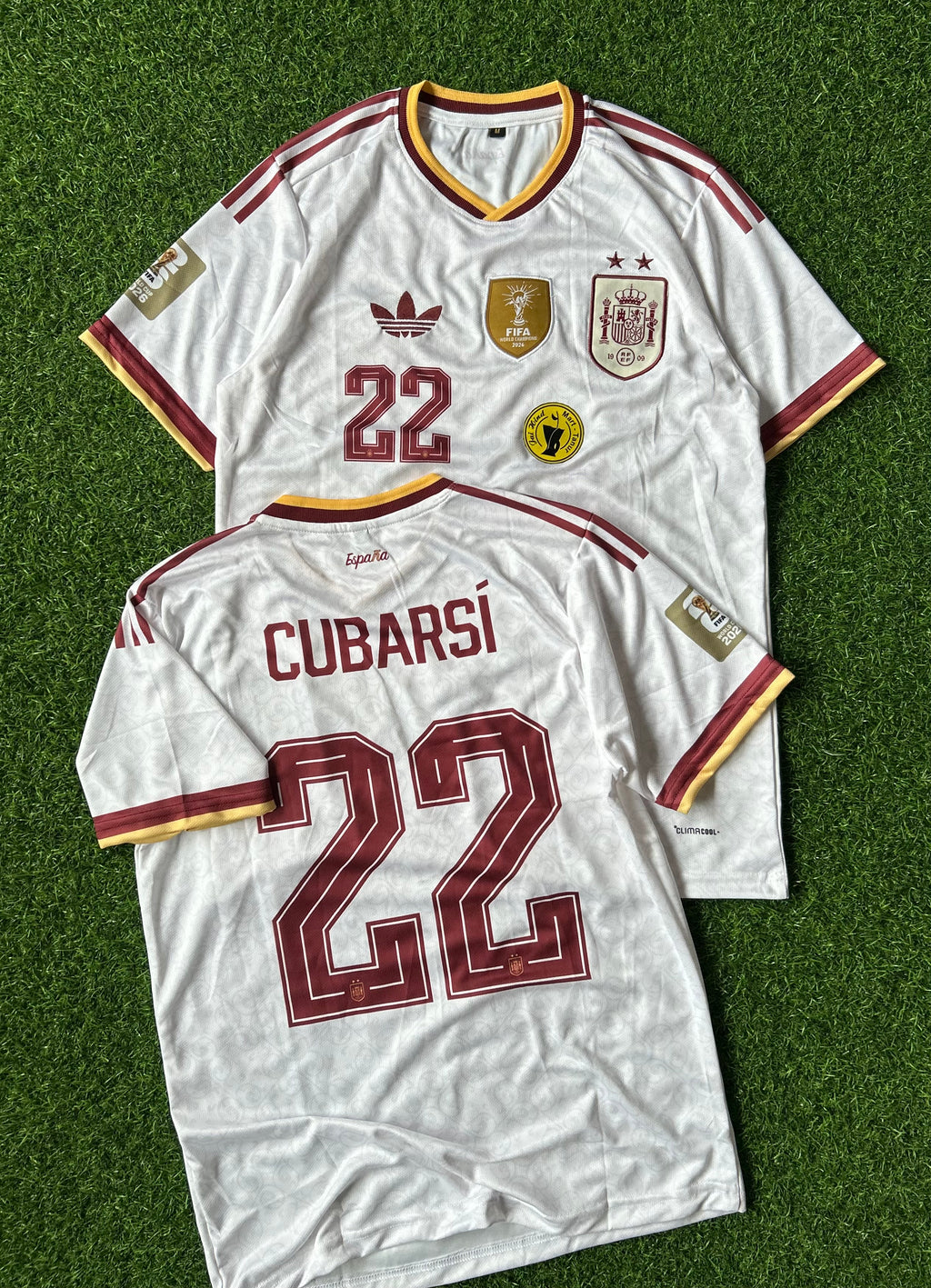 SPAIN 2026 AWAY JERSEY, HALF SLEEVE EMBROIDERY