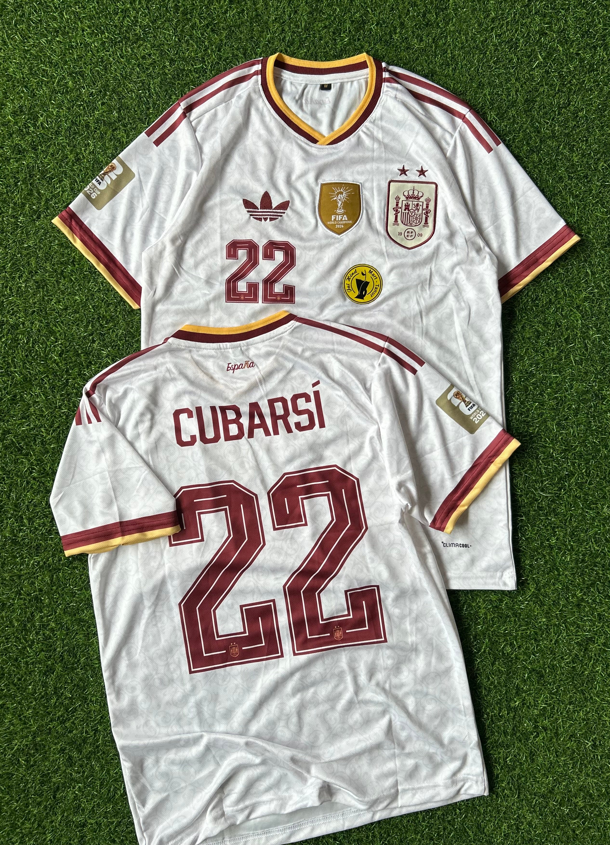 SPAIN 2026 AWAY JERSEY, HALF SLEEVE EMBROIDERY