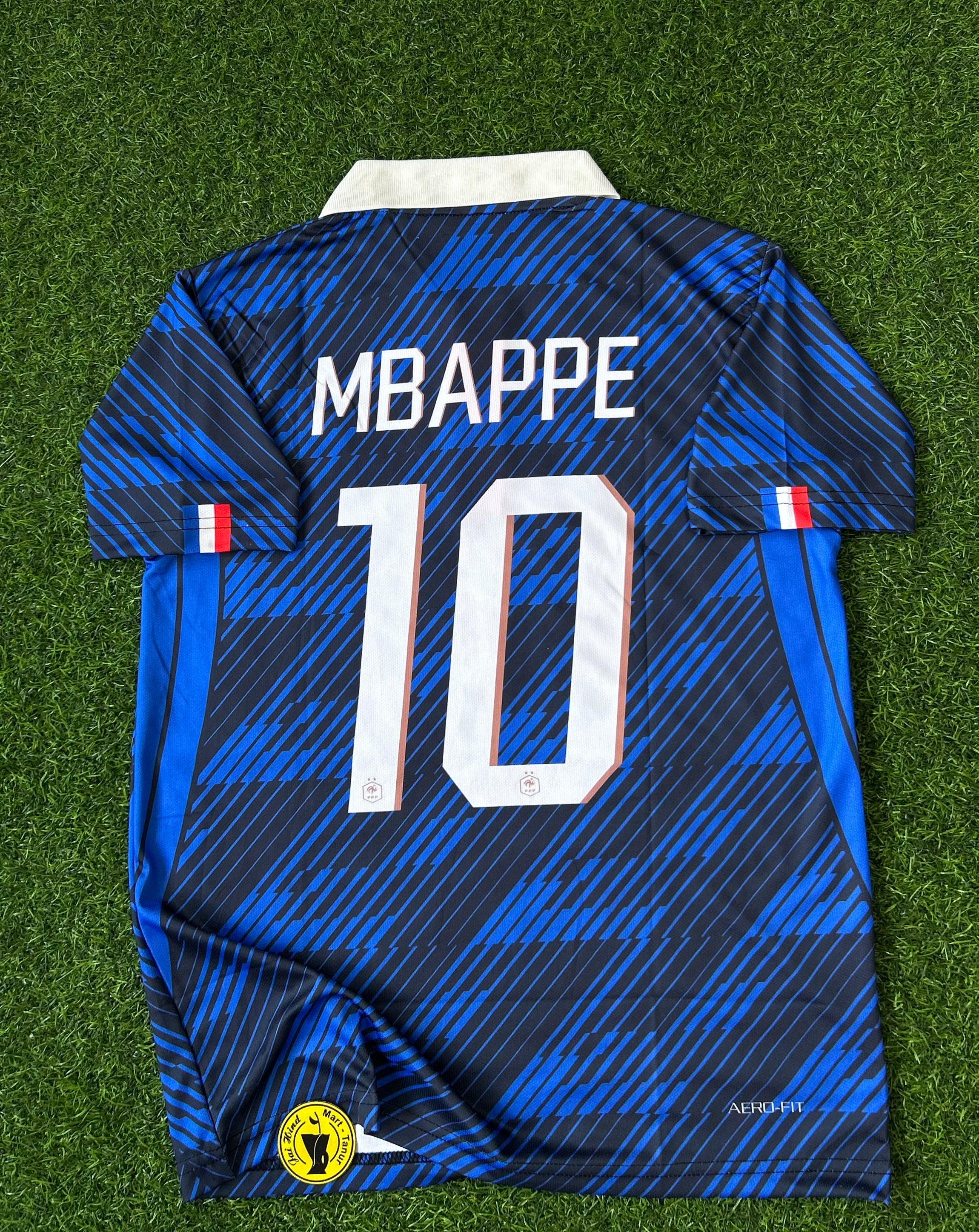 FRANCE 2026 HOME JERSEY, HALF SLEEVE POLO EMBROIDERY