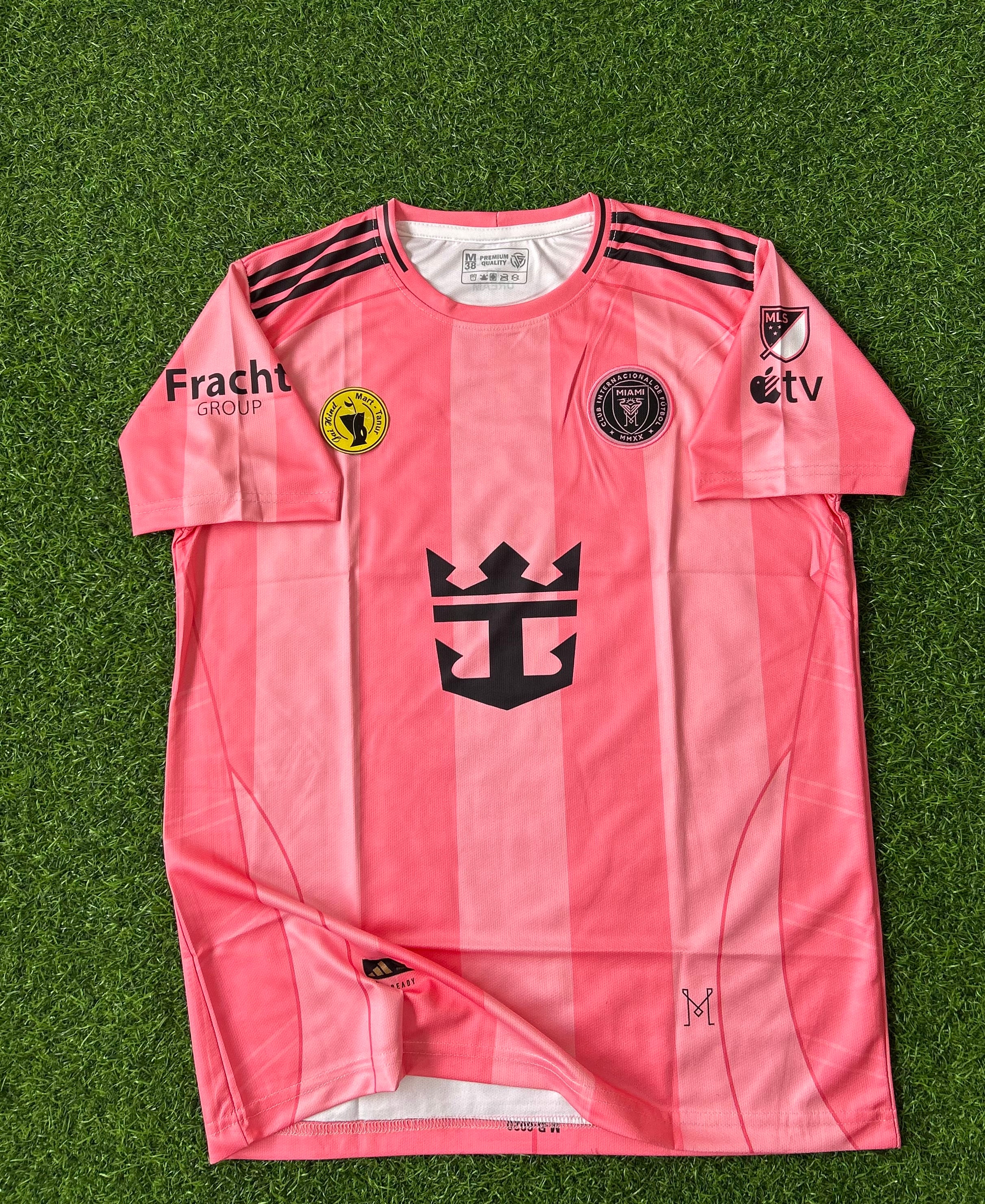 INTER MIAMI 2025-26 SEASON HOME KIT , HALF SLEEVE EMBROIDERY