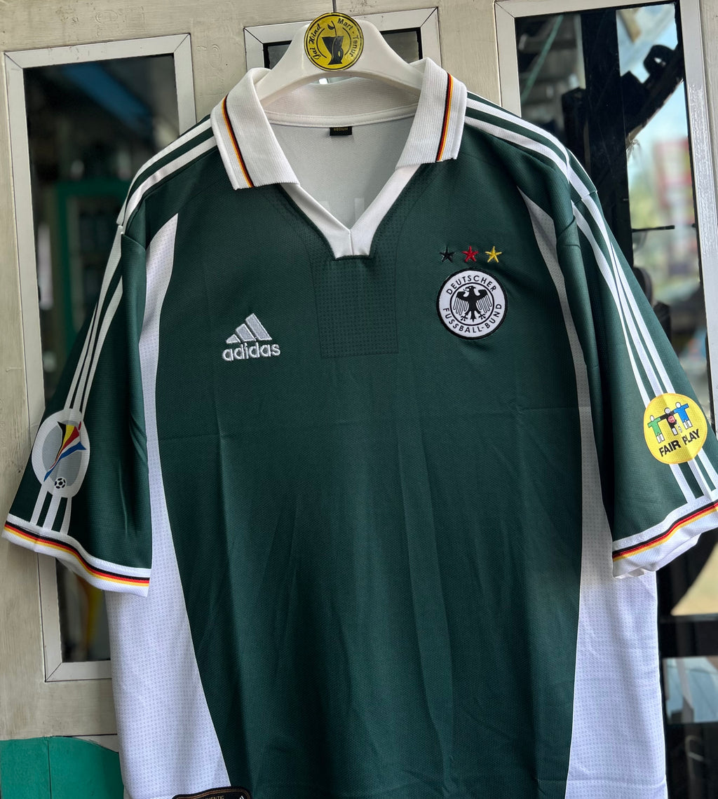 GERMANY 2000 AWAY JERSEY, FIVE SLEEVE POLO EMBRODERY