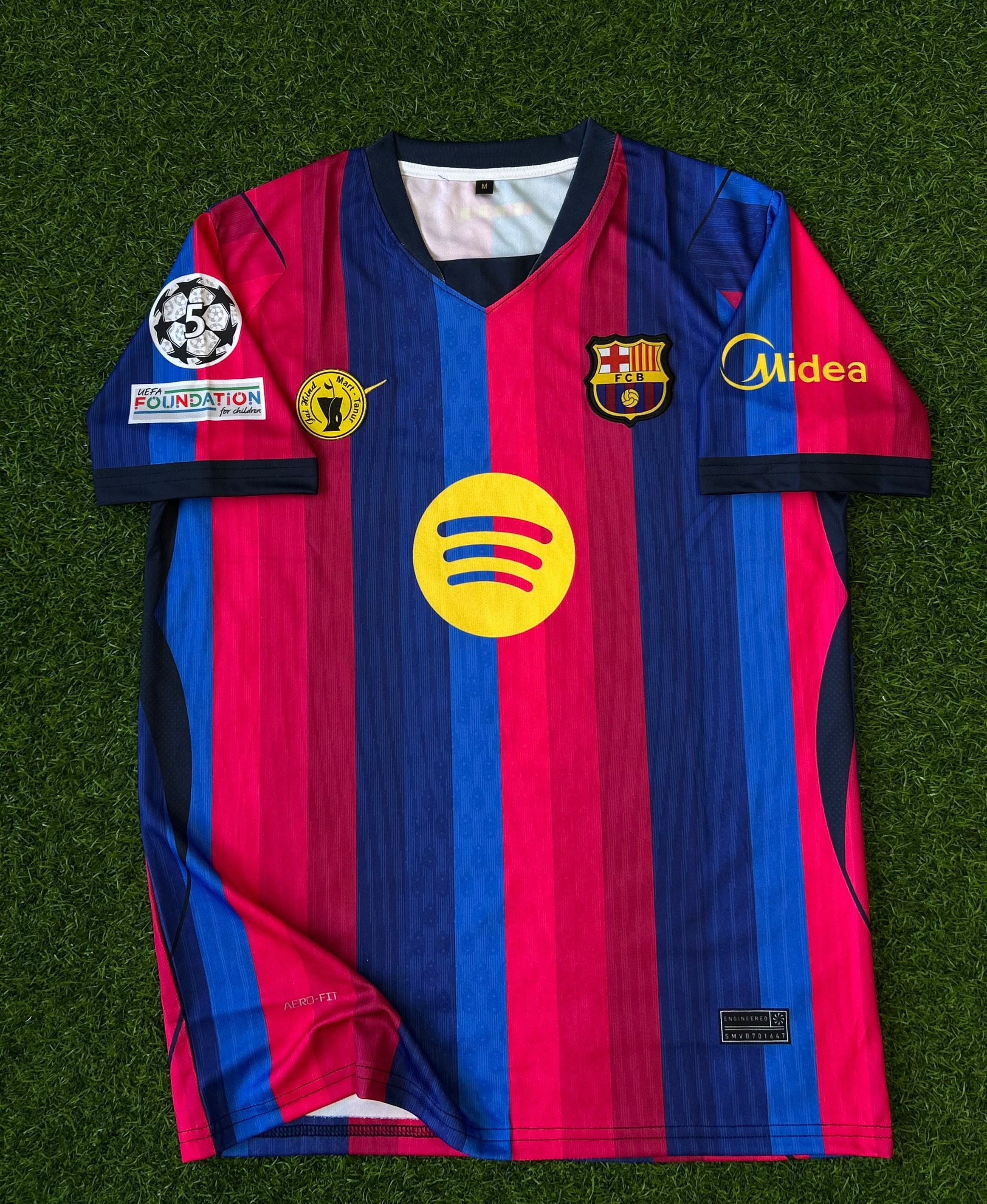 BARCELONA 2026-27 SEASON HOME JERSEY, HALF SLEEVE EMBROIDERY