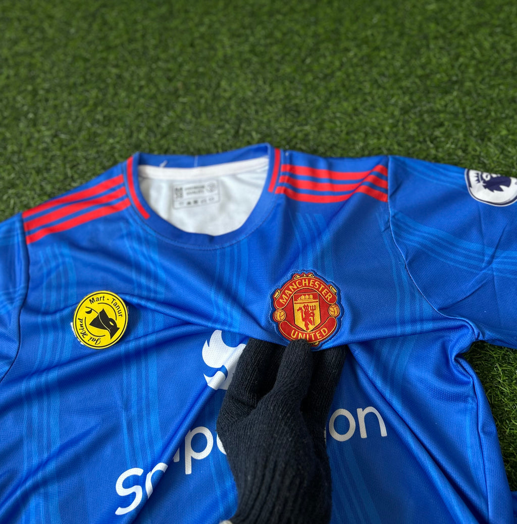 MAN UNITED 2026-27 AWAY KIT, HALF SLEEVE EMBROIDERY