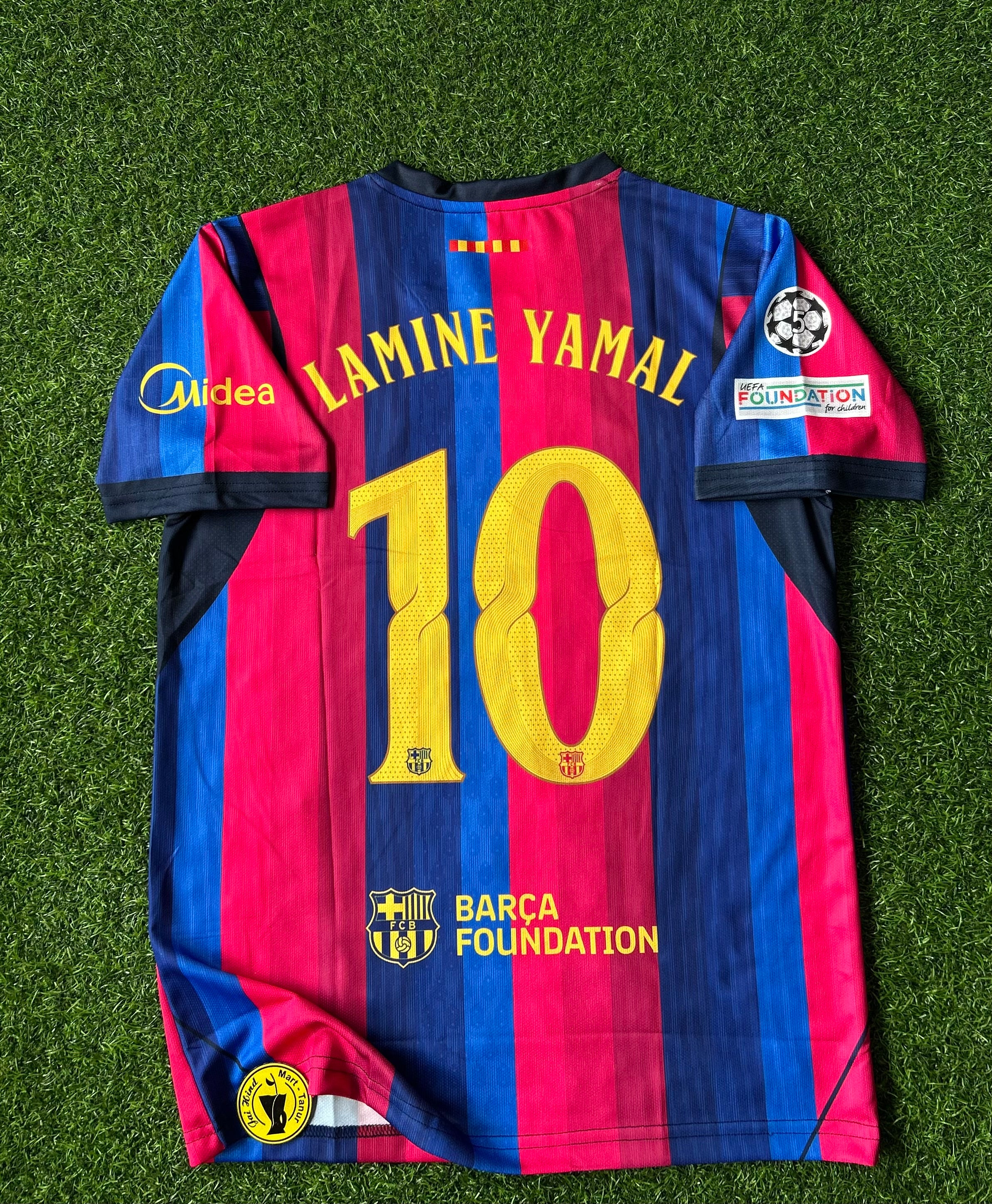 BARCELONA 2026-27 SEASON HOME JERSEY, HALF SLEEVE EMBROIDERY