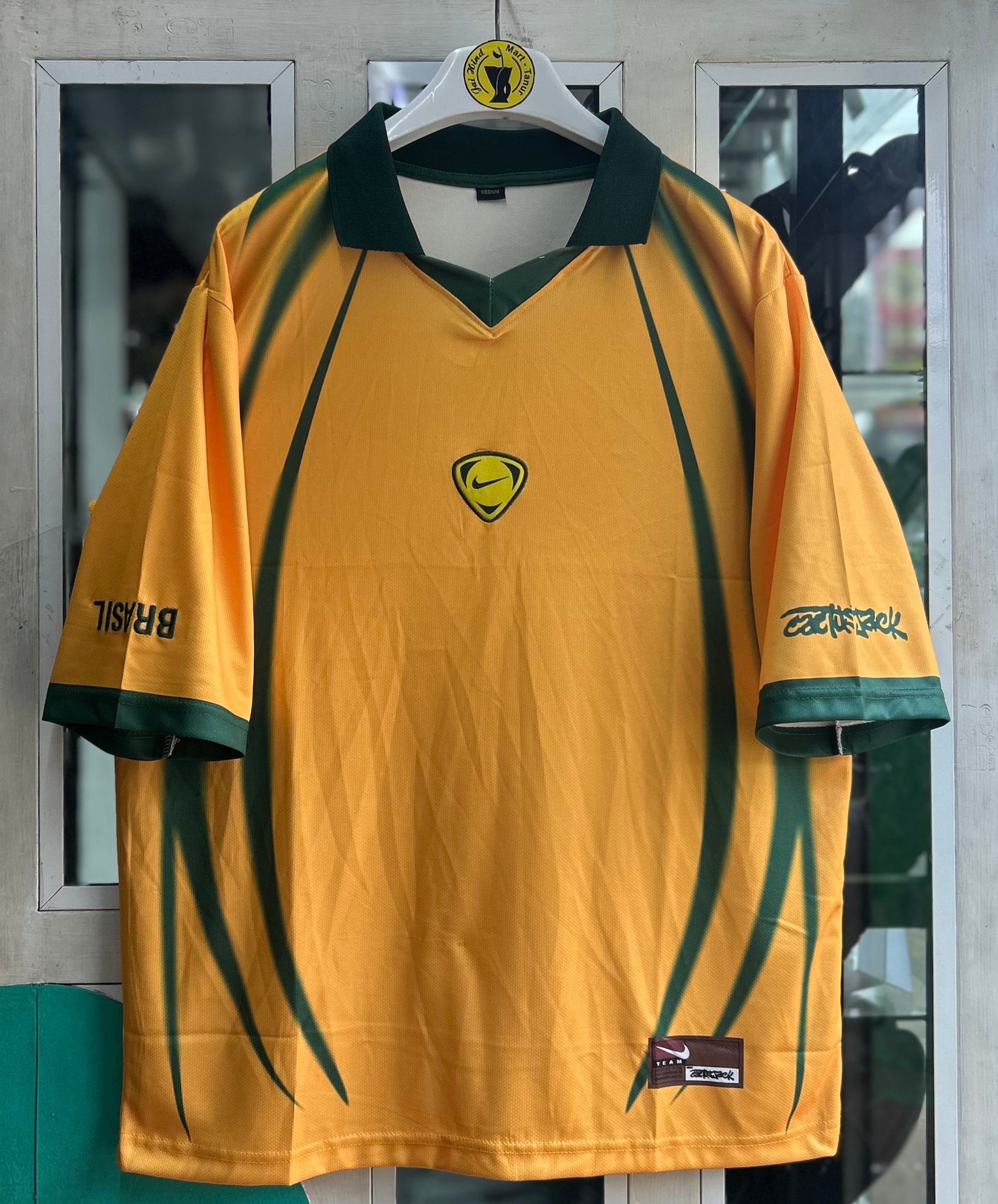BRAZIL x TRAVIS SCOTT SPECIAL EDITION JERSEY, FIVE SLEEVE POLO EMBROIDERY